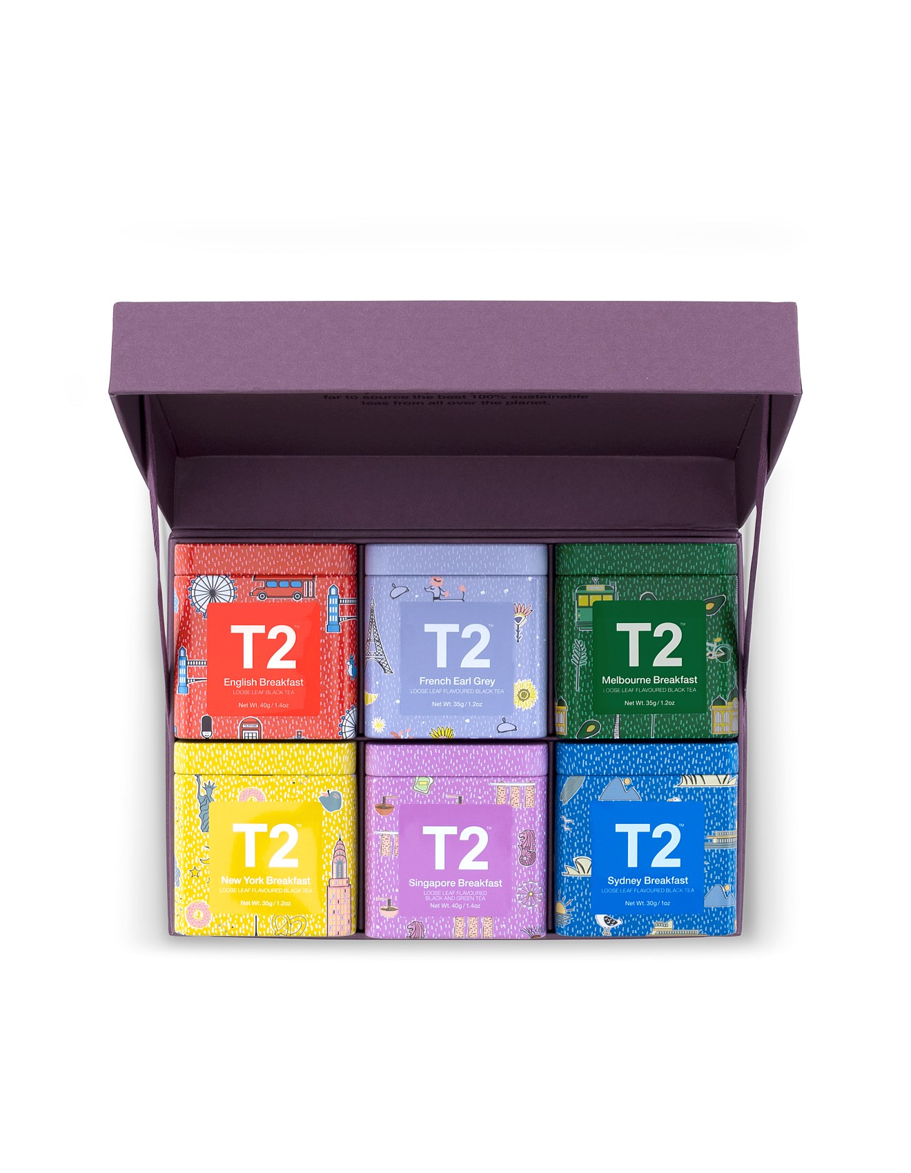 T2 World Of Breakfasts Gift Box | David Jones