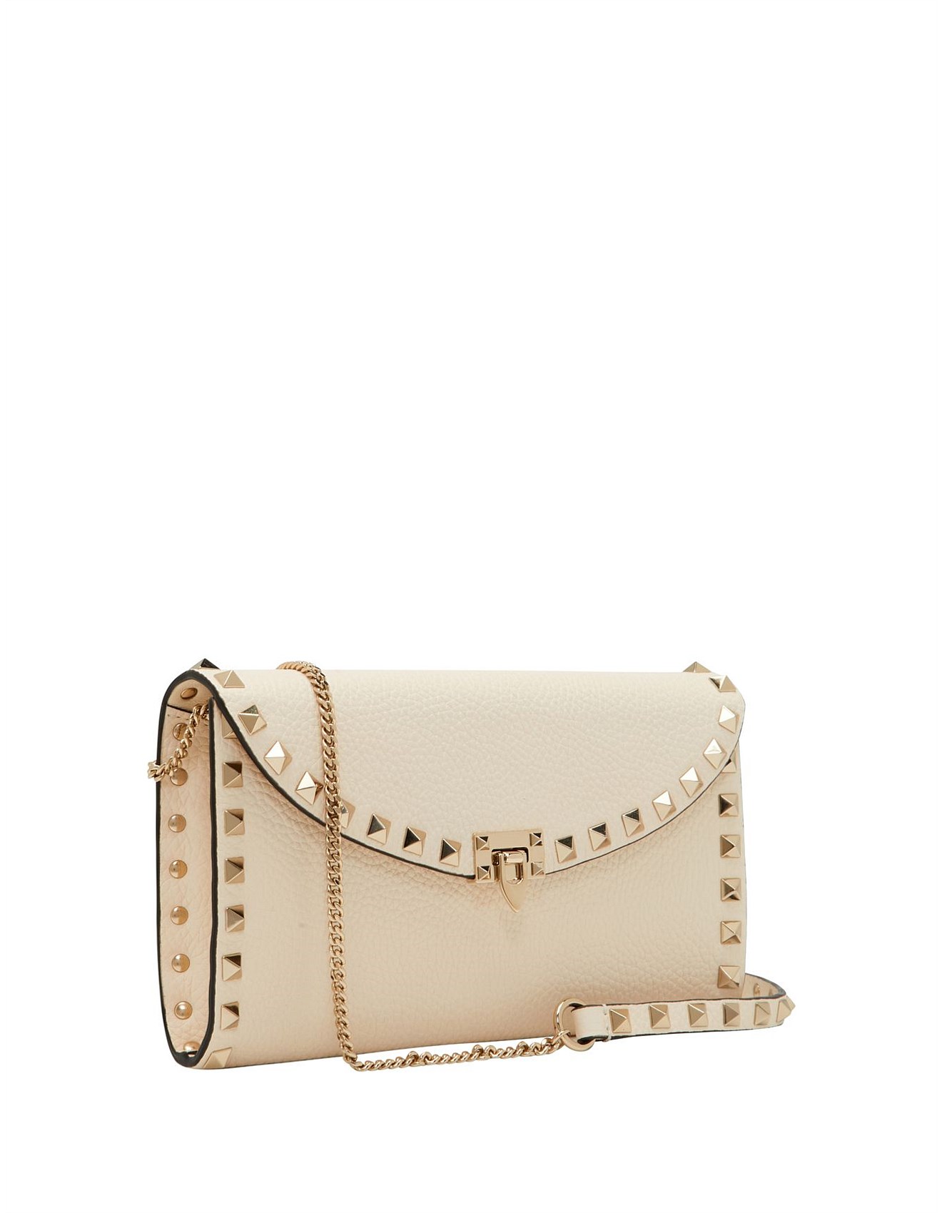 Valentino Garavani Rockstud Wallet On Chain | David Jones