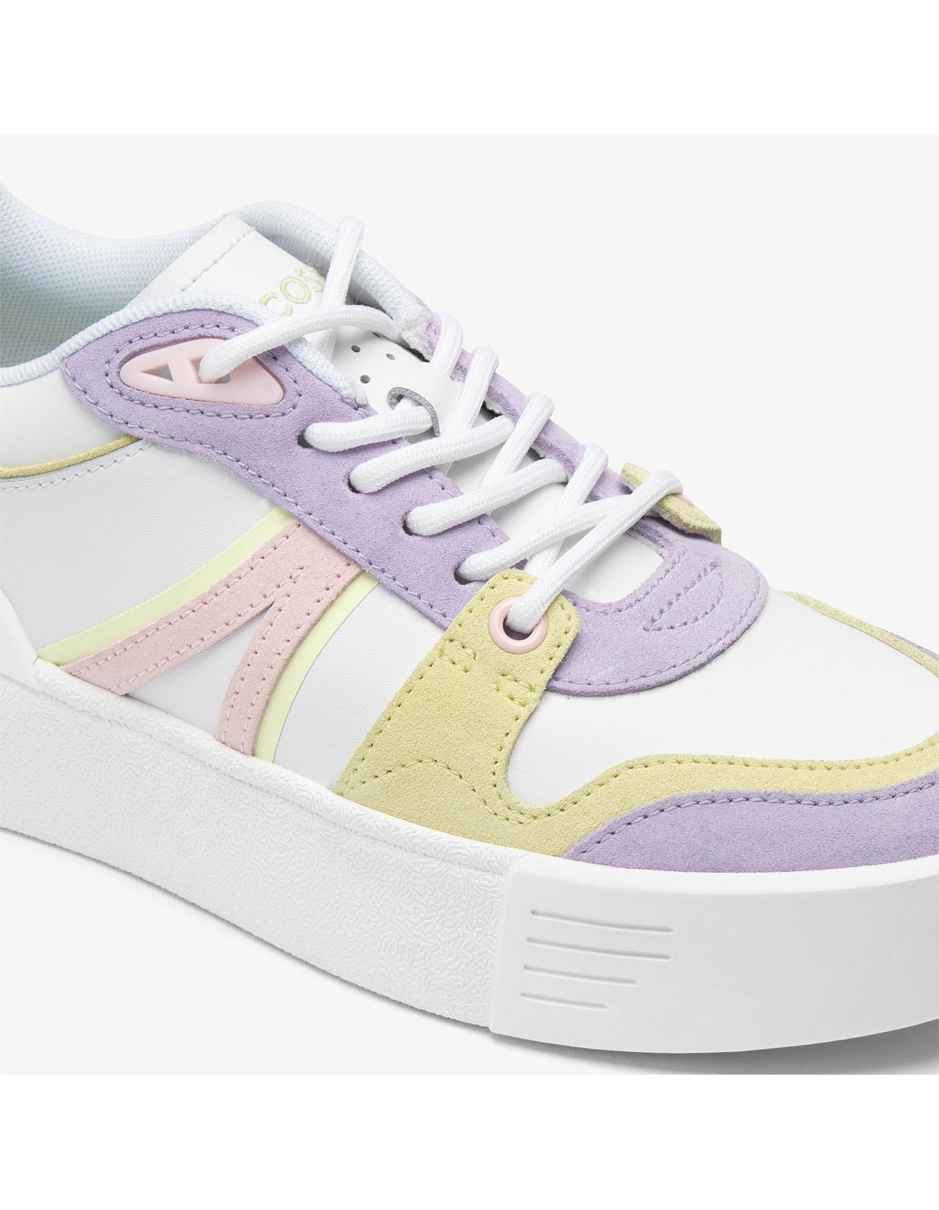 Lacoste Womens L002 Evo 124 2 Sfa Wht/pnk Sneaker | David Jones