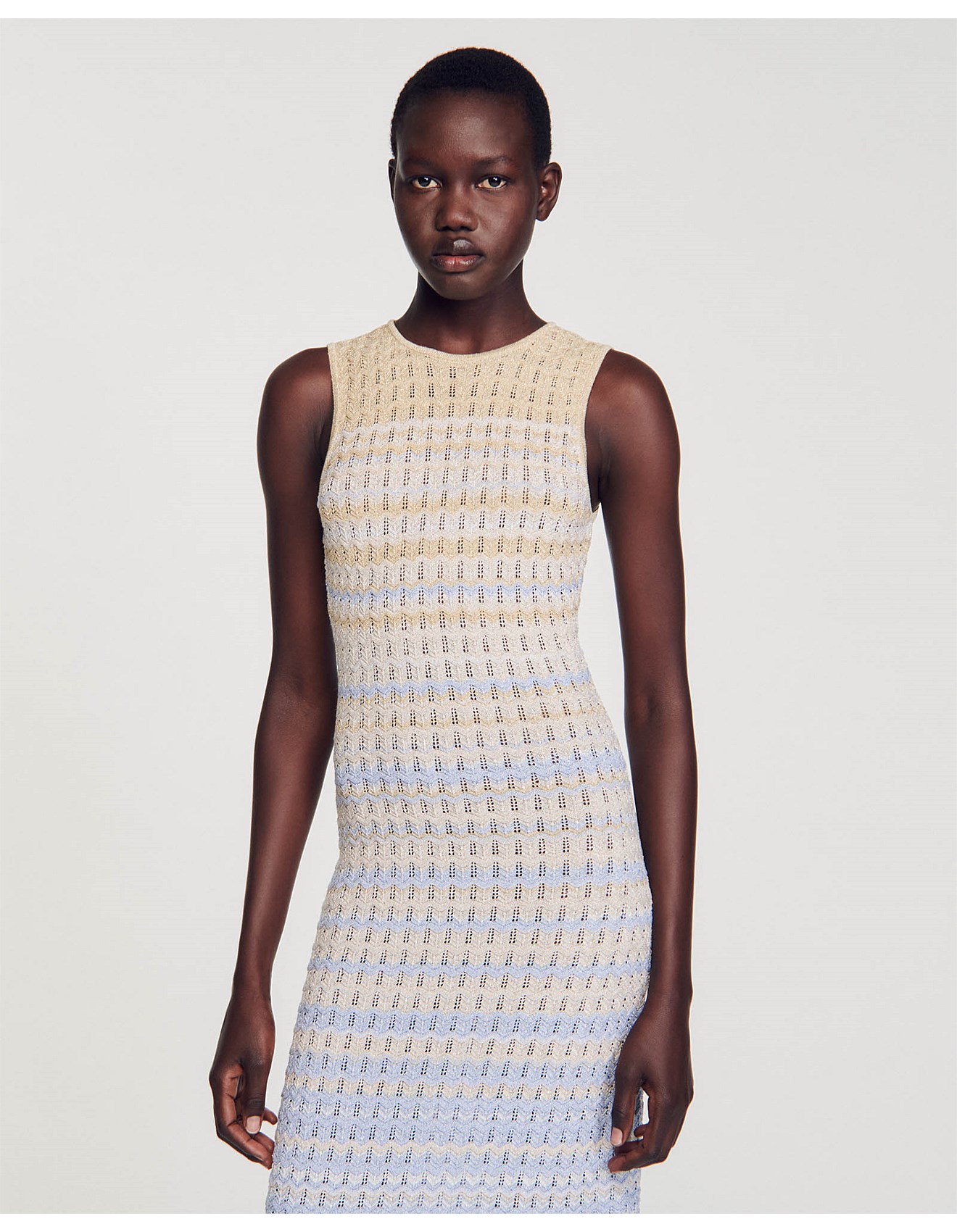 Sandro Paris Sleeveless Knitted Midi Dress | David Jones Sandro Paris Sleeveless Knitted Midi Dress | David Jones