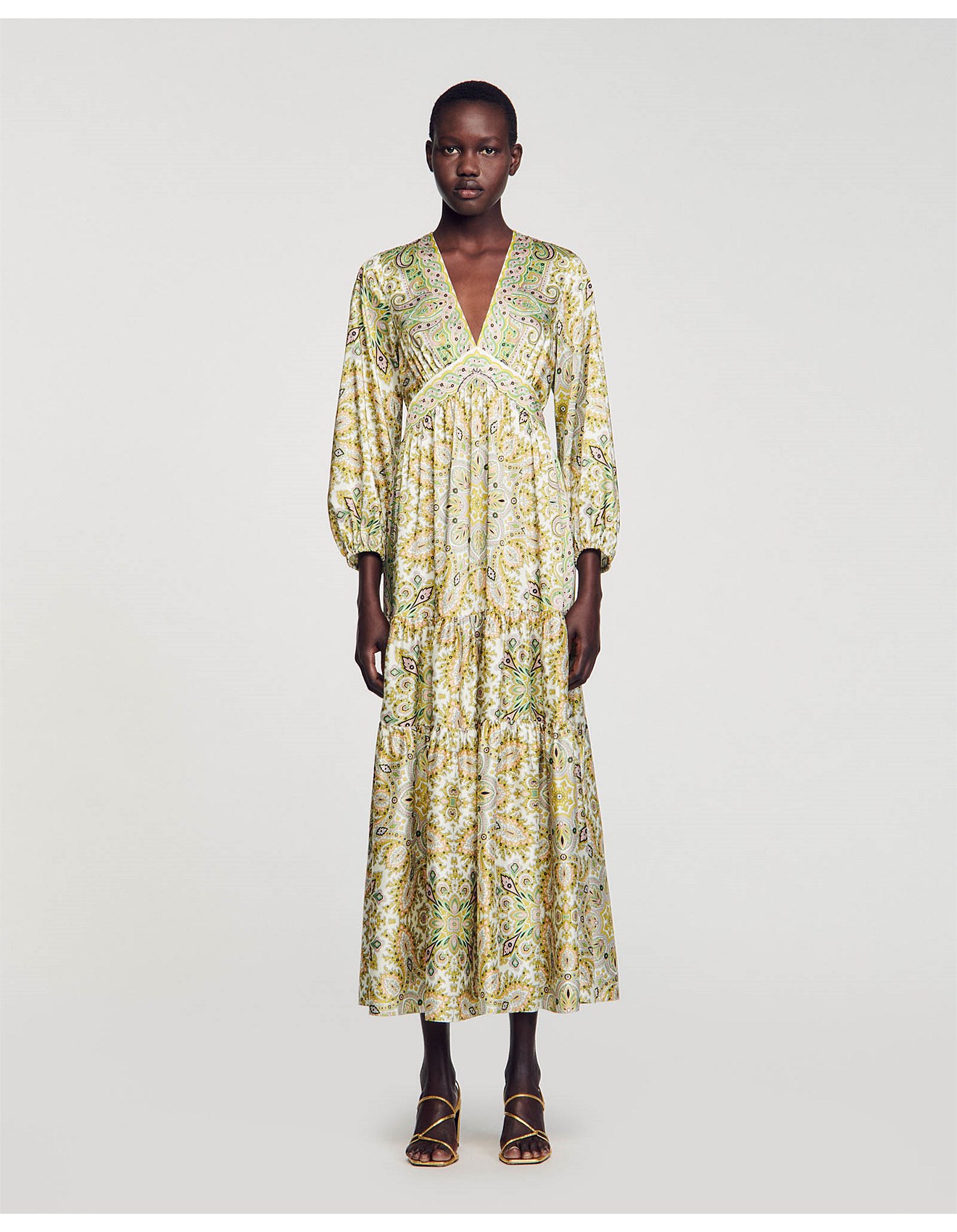 Sandro Paris Jayane Woven Dress | David Jones