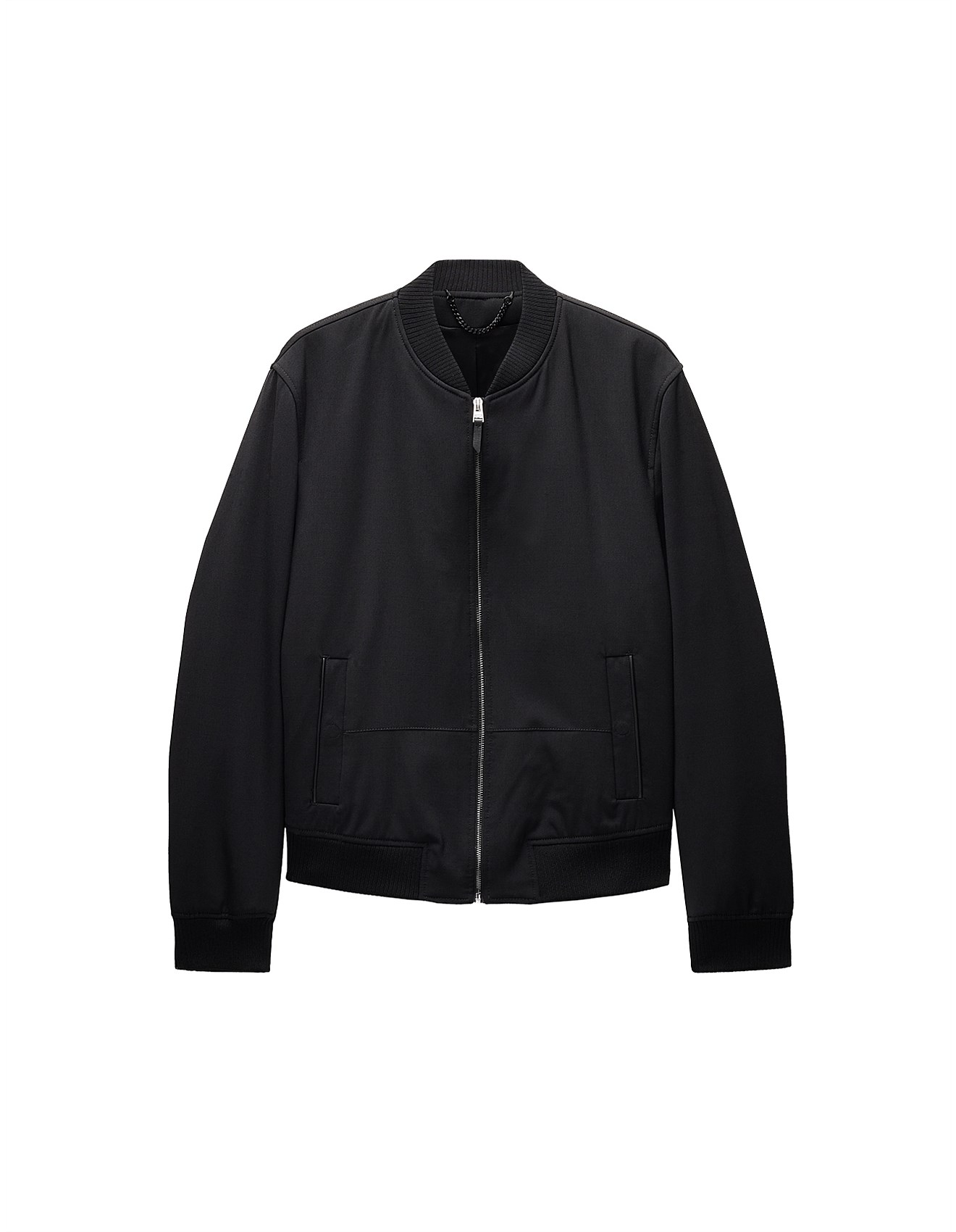 Calibre Padded Tech Wool Bomber Jacket | David Jones