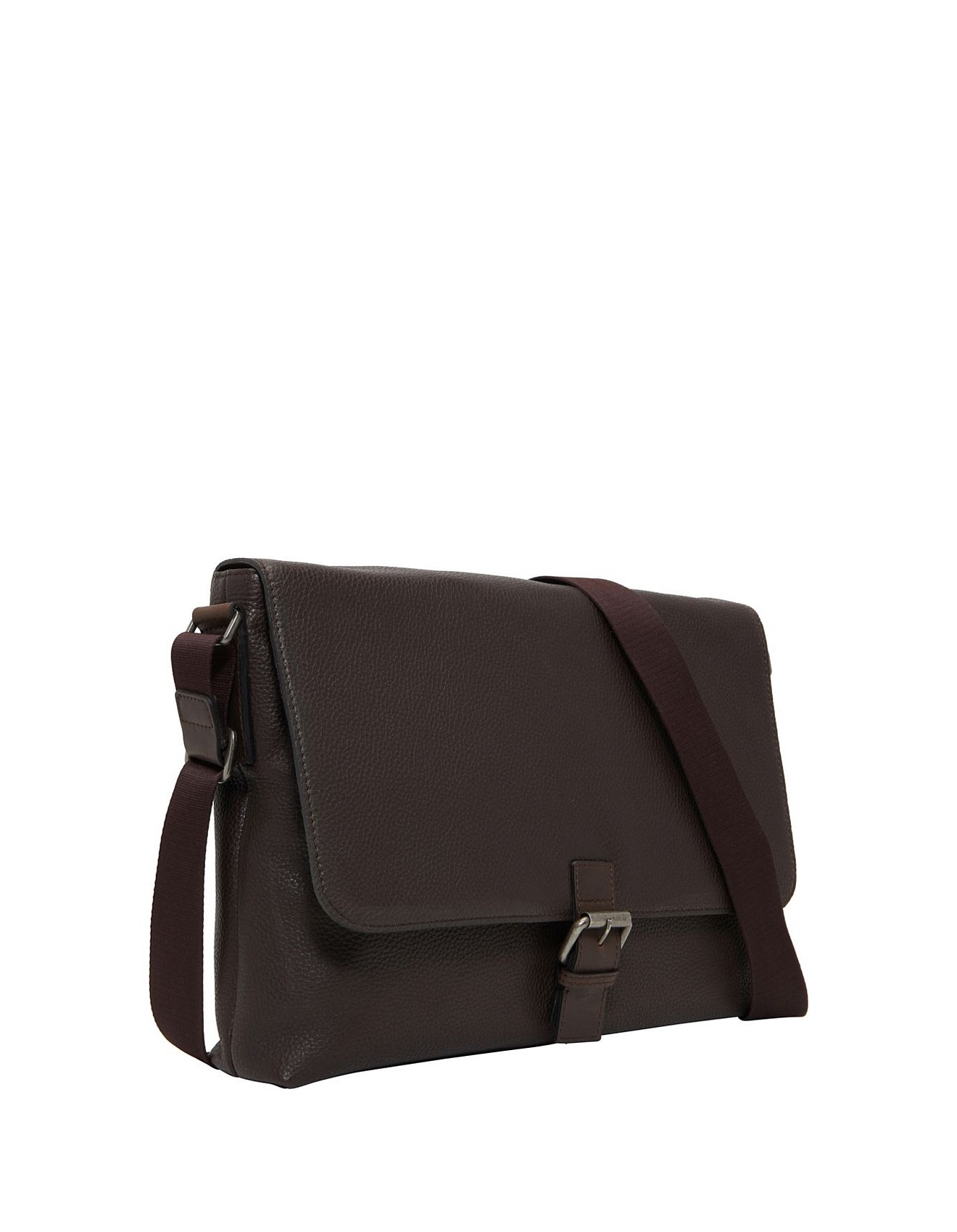 Alta Linea Messenger Bag With Buckle David Jones
