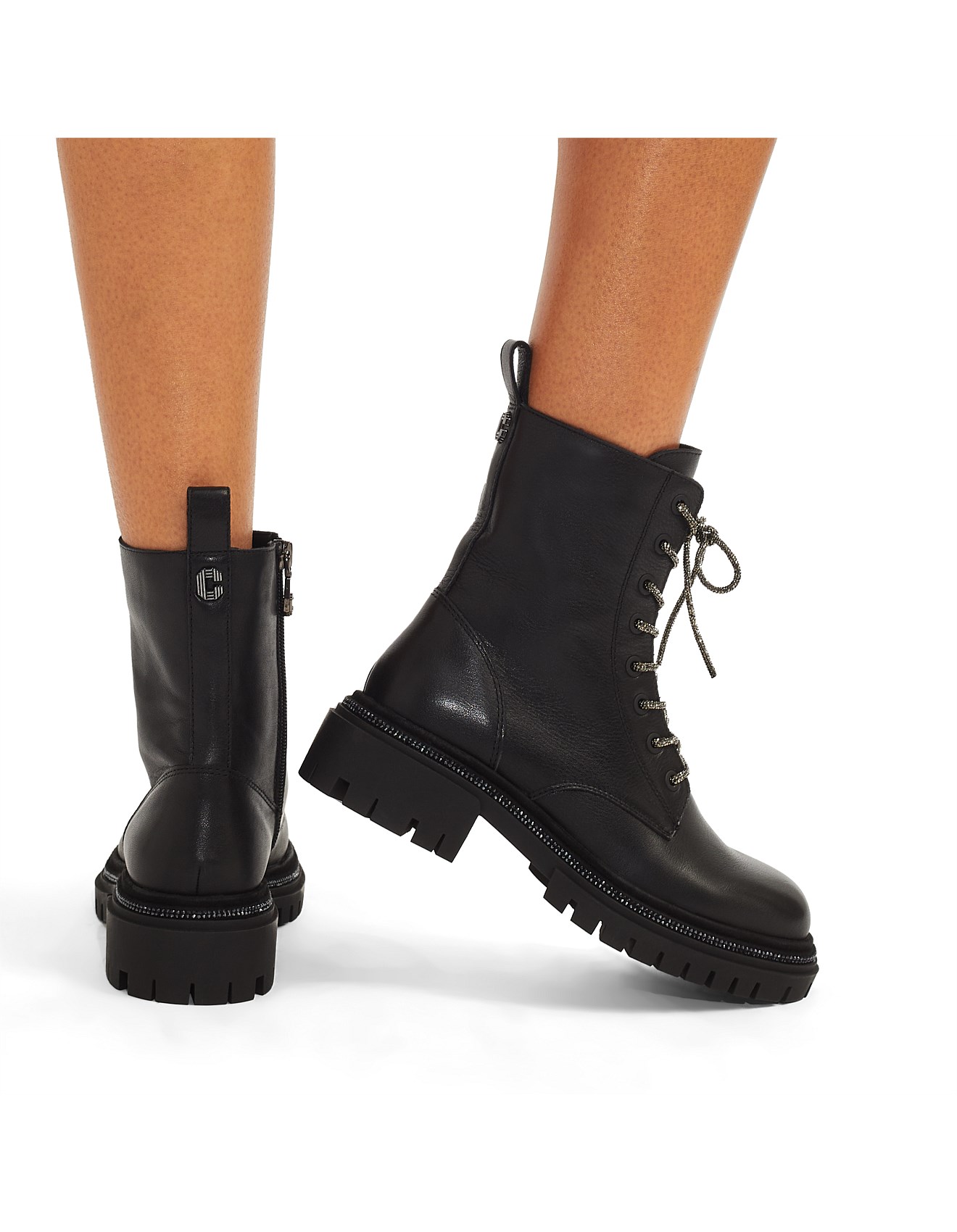 Carvela Dazzle Lace Up Boot David Jones