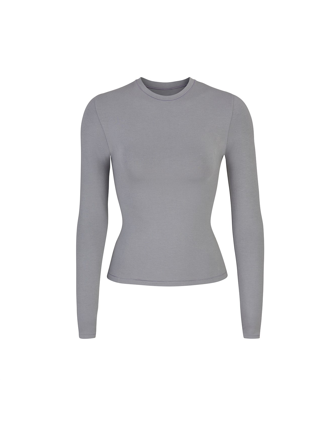 Skims Cotton Jersey Long Sleeve T-shirt | David Jones
