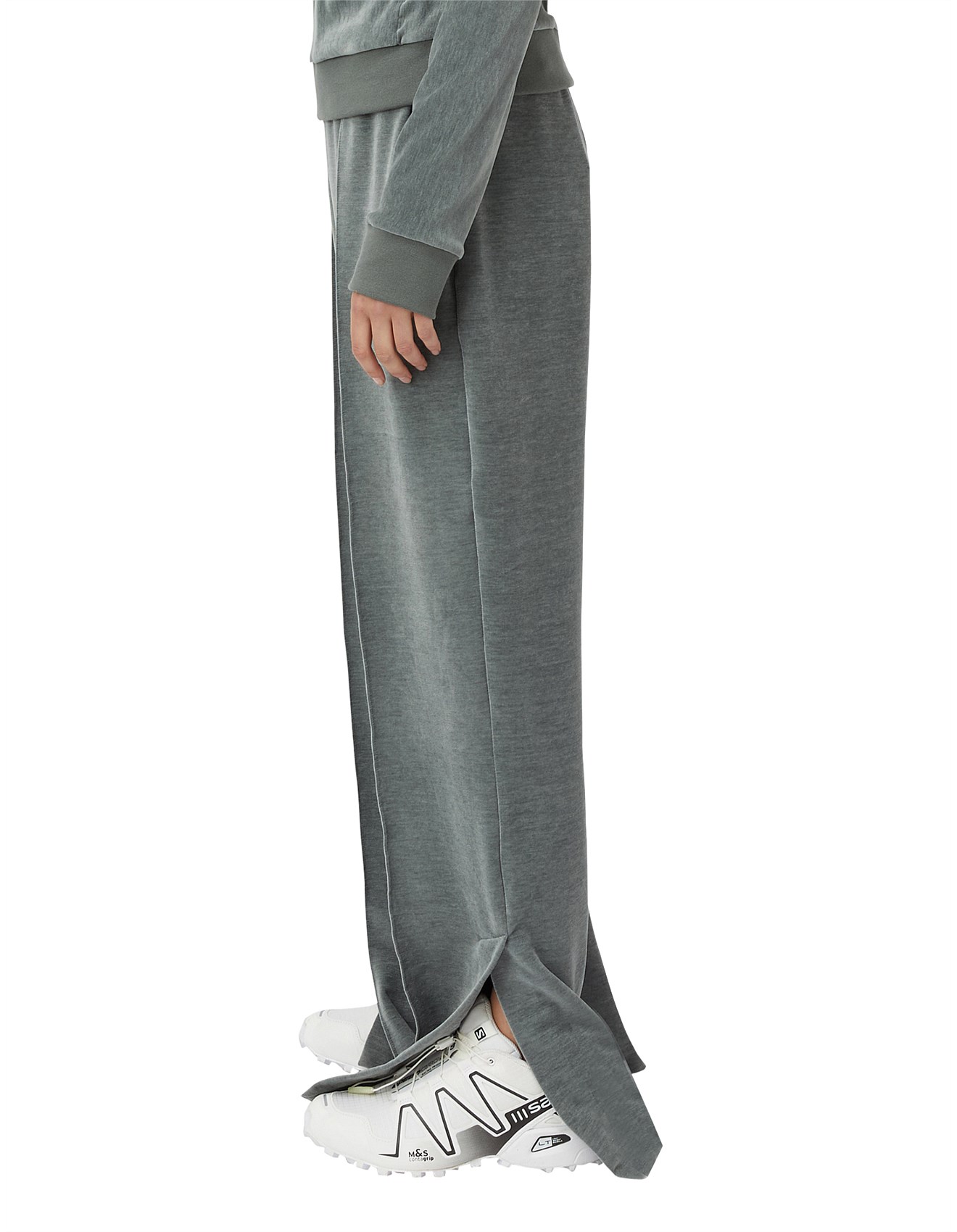 C&m Camilla and Marc Aneta Velour Track Pant David Jones