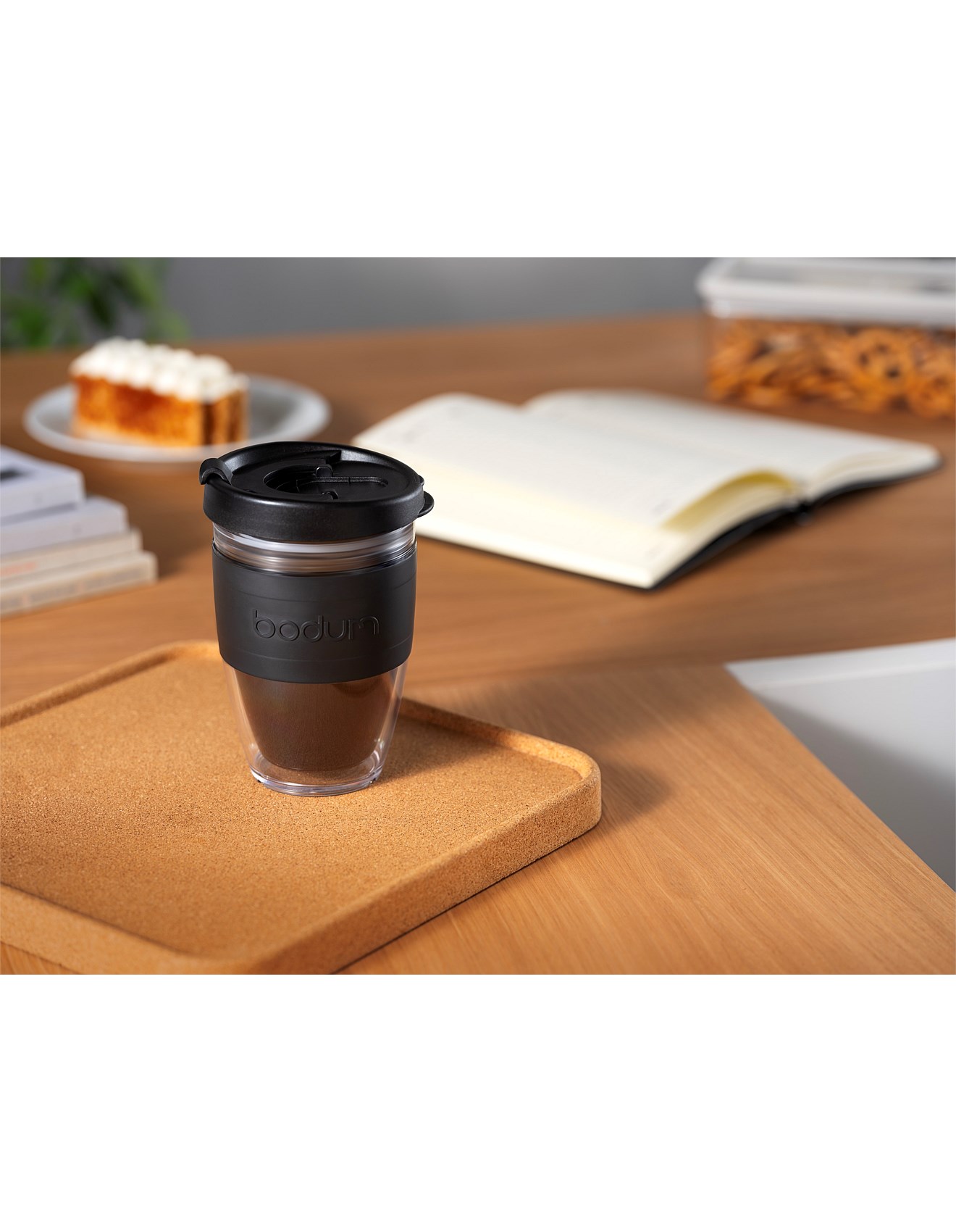 Bodum Joycup Travel Mug 250ml Black David Jones