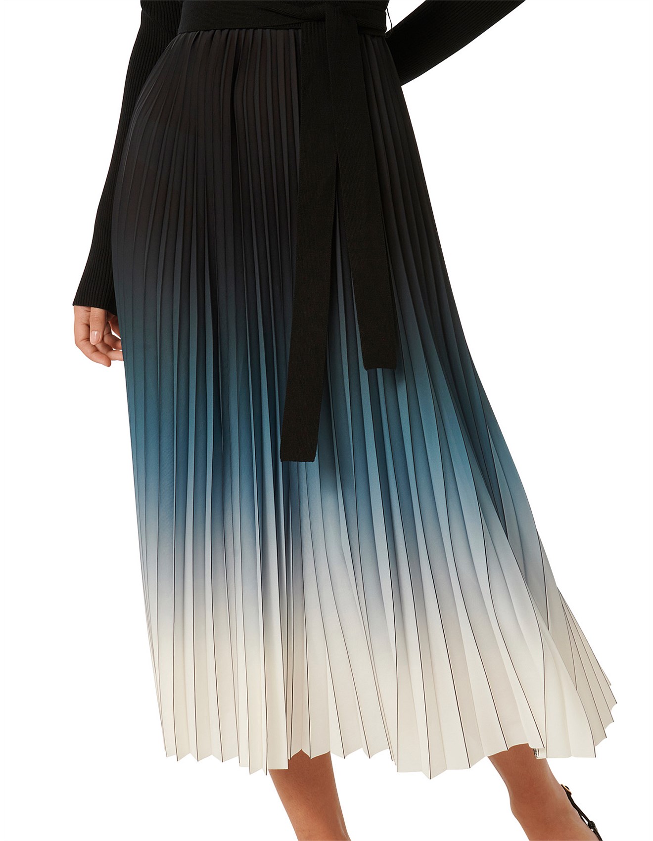 Forever New Harmony Ombre Pleat Midi Dress David Jones