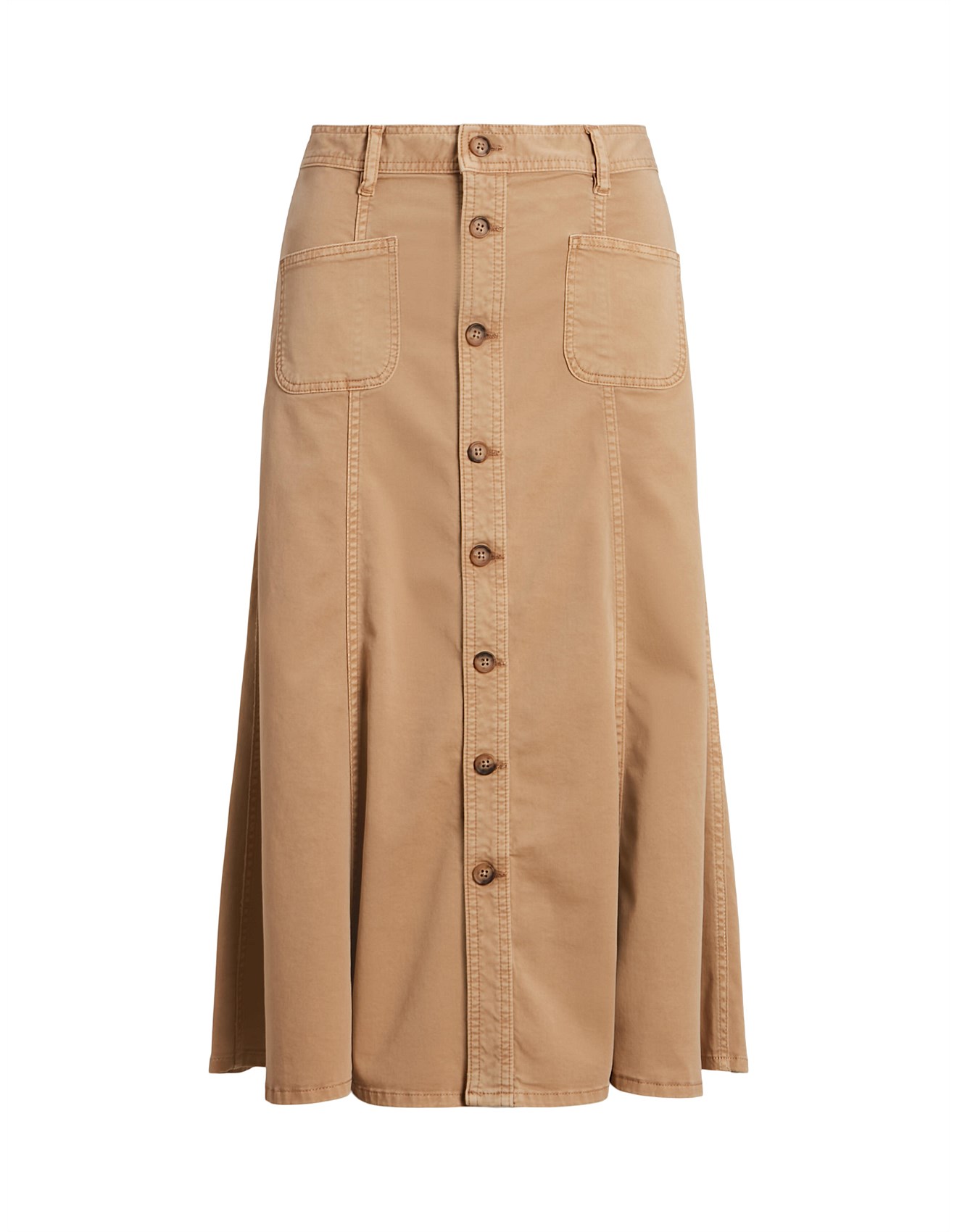 Polo Ralph Lauren Cotton Twill A-line Skirt | David Jones