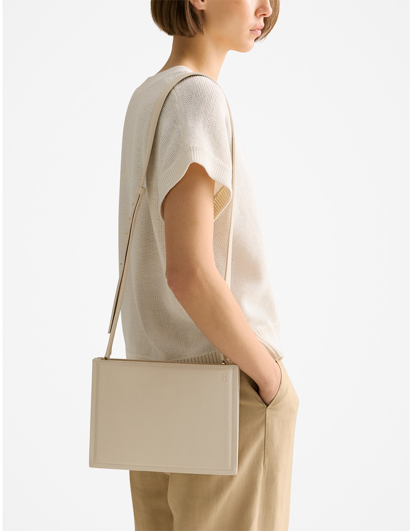 Trenery Tilda Cross Body Bag Oyster David Jones