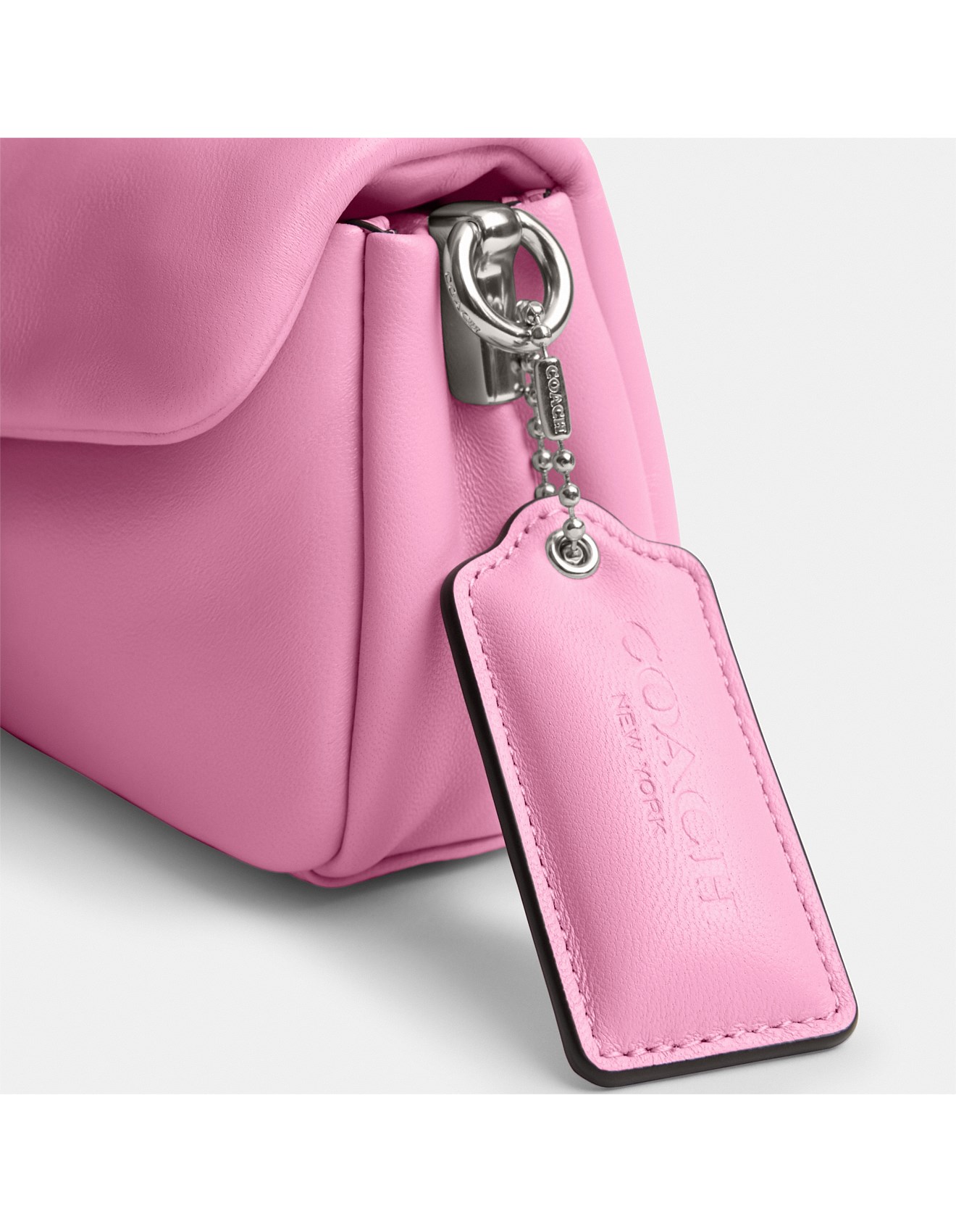 【7万】‼️Coach pillow tubby 20 ベビーピンク♡ Coach Pillow Tabby Shoulder Bag 20 | David Jones