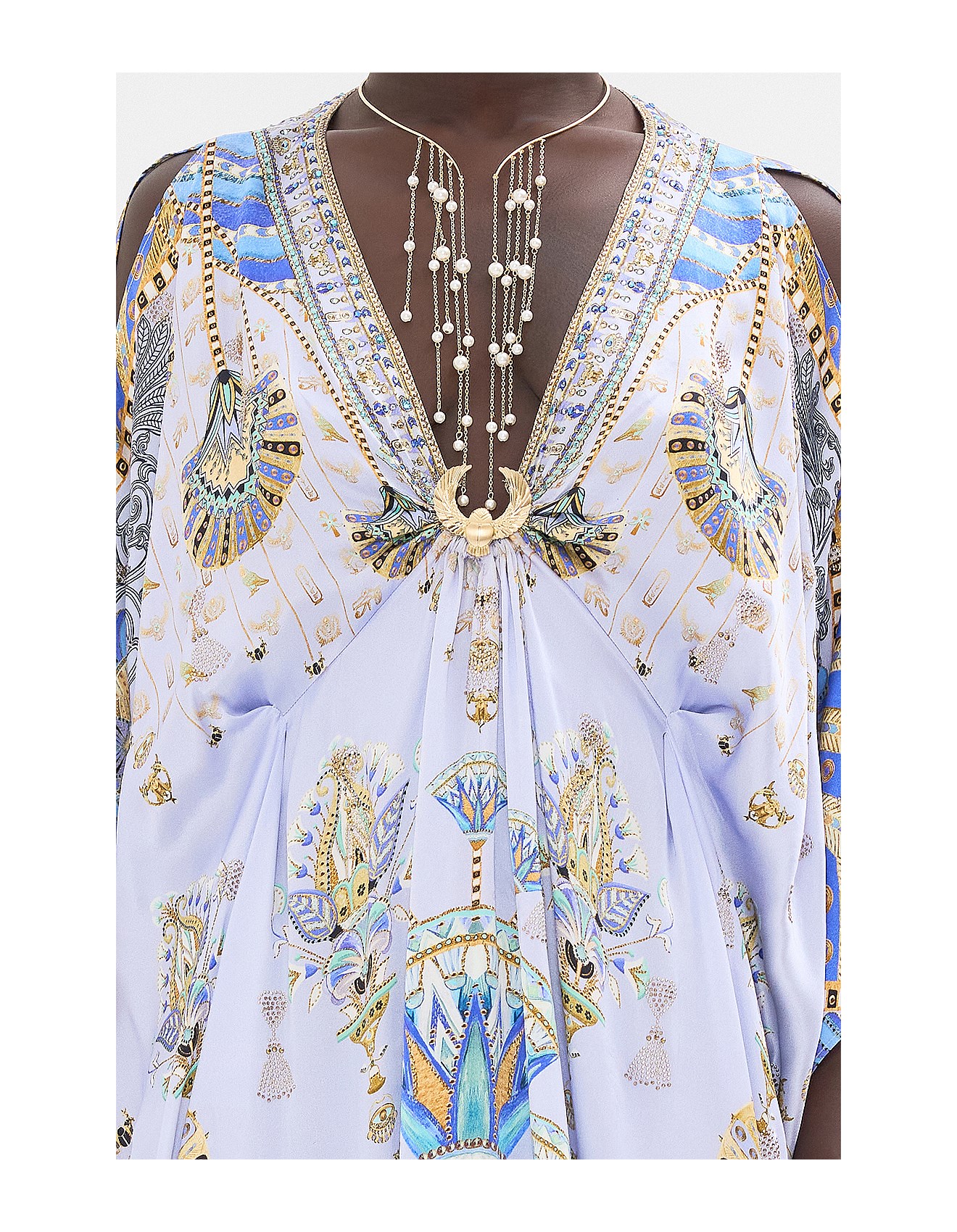Camilla Split Sleeve Kaftan With Hardware David Jones