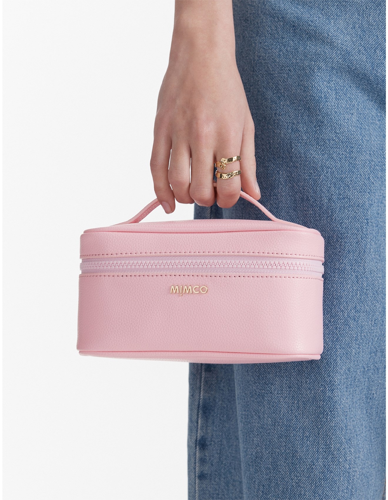 Pink Mimco Makeup Case Mimco Cargo Small Cosmetic Case David Jones