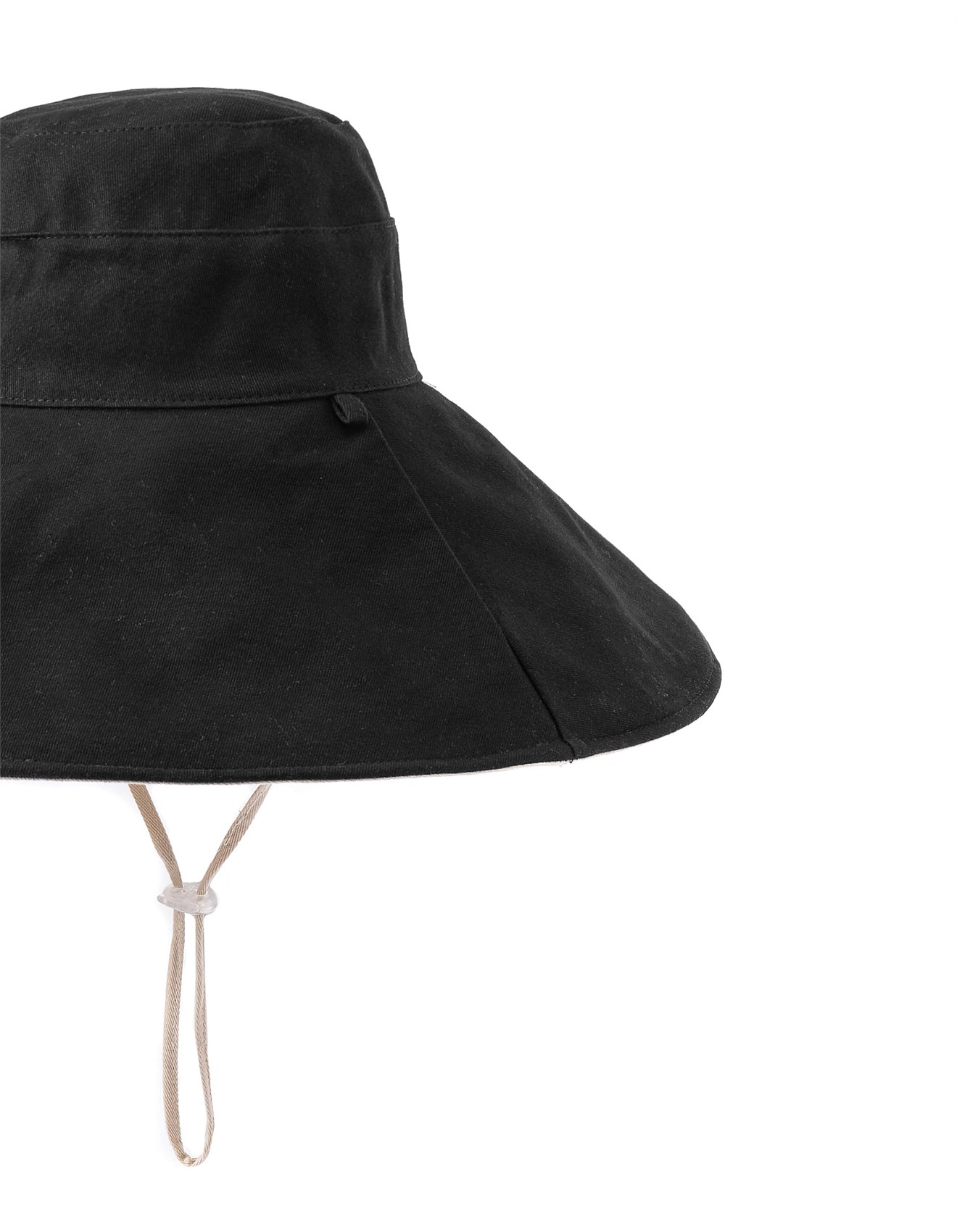 The Two Mrs Grenvilles Wide Brim Canvas Hat | David Jones