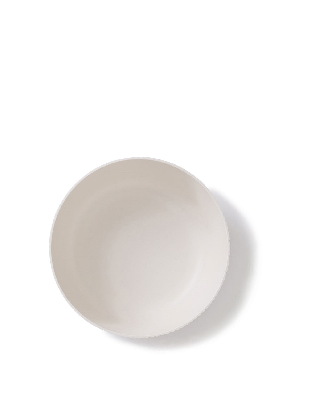 David Jones Avalon Fluted Melamine Serving Bowl 25cm David Jones