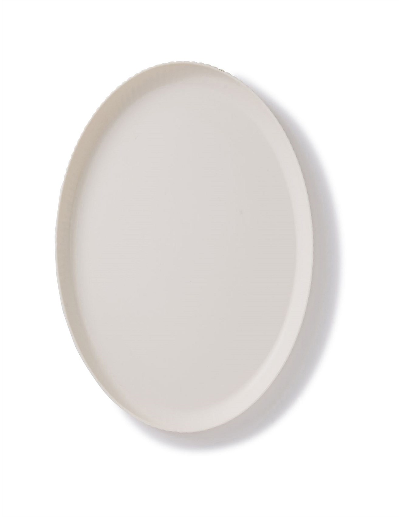 David Jones Avalon Fluted Melamine Serving Platter 40cm David Jones