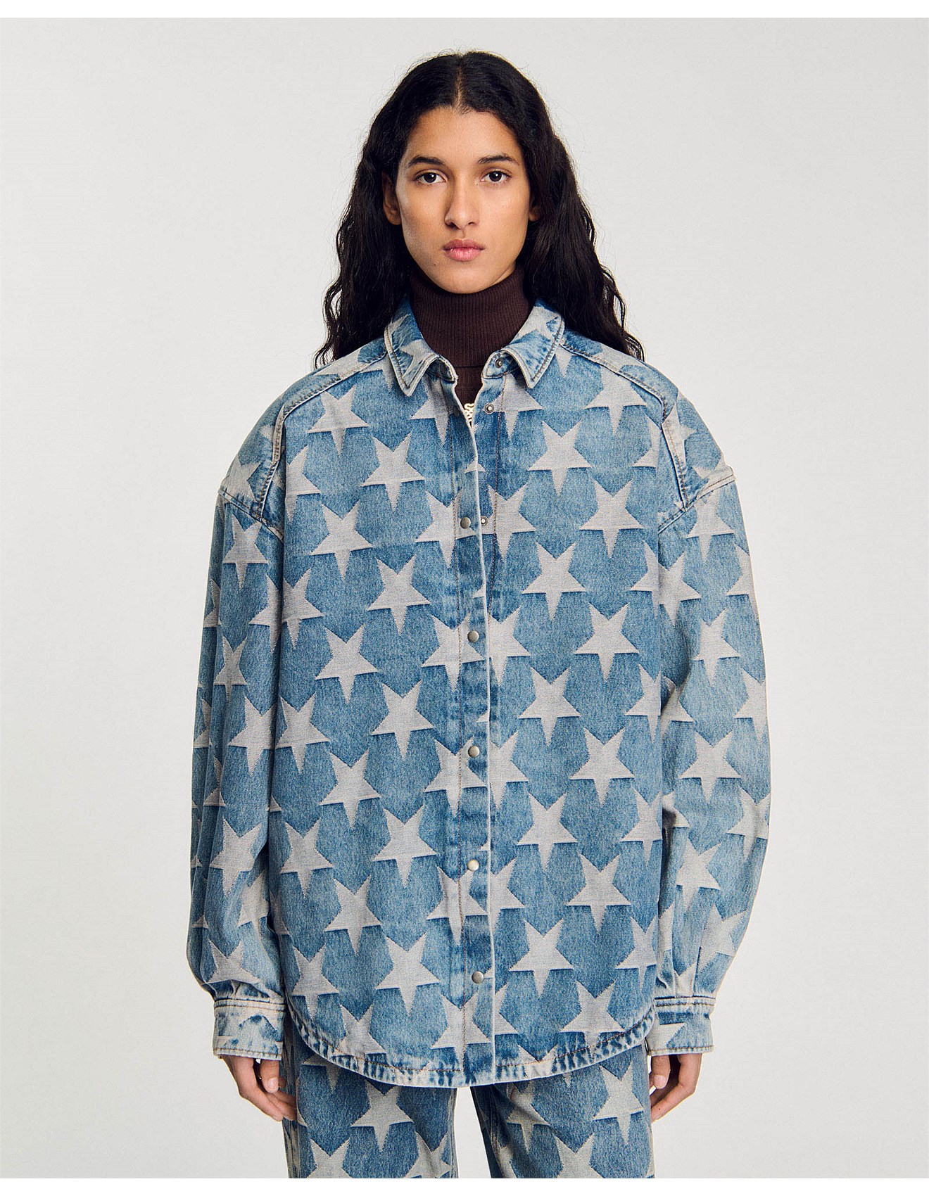 Sandro Paris Starsky Denim Jacket David Jones