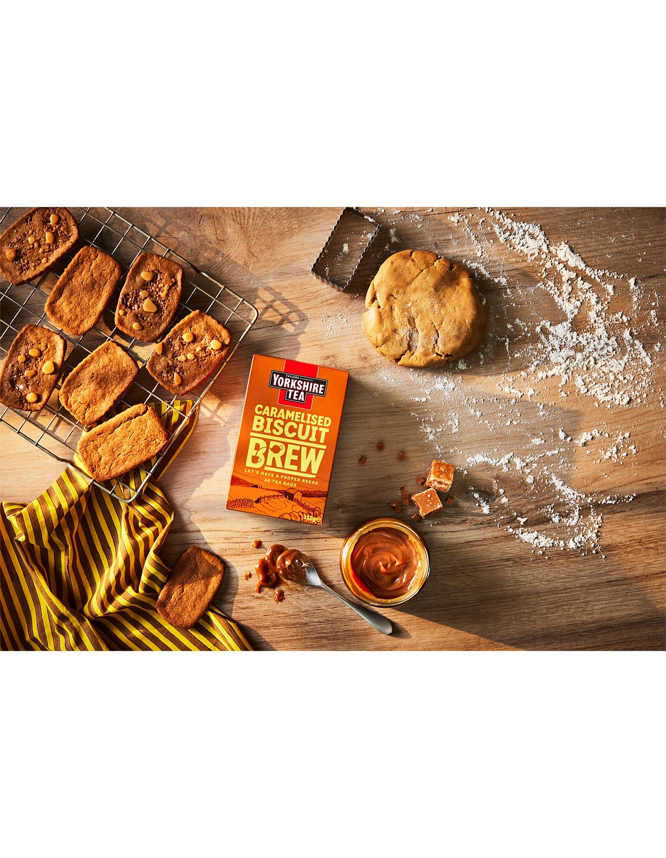 Yorkshire Tea Caramelised Biscuit Brew 40 Tea Bags 112g | David Jones