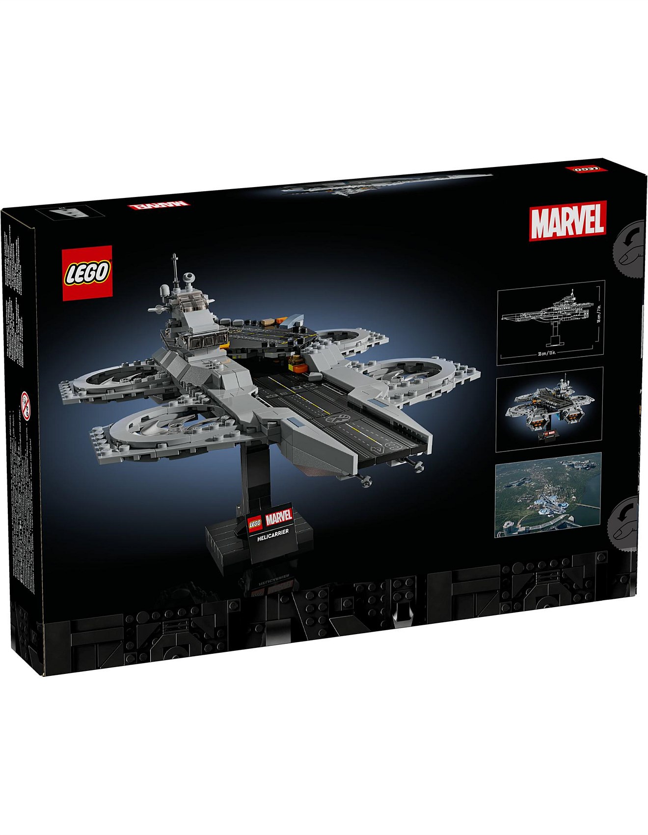 76153 Helicarrier Helitransporte De Los Vengadores Lego Aircraft