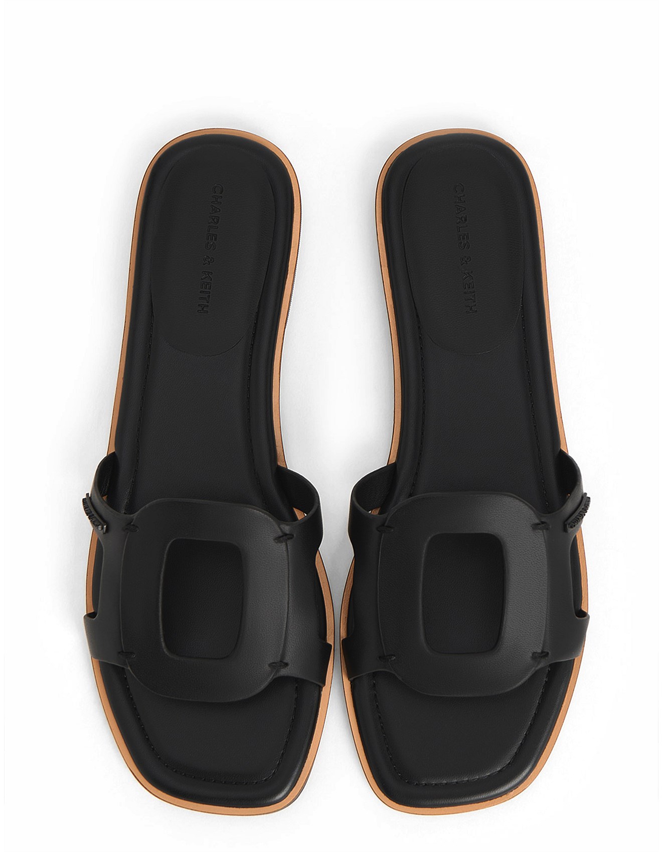 Charles Kids Fashion Sandals Charles Keith Women's Open Toe Flat