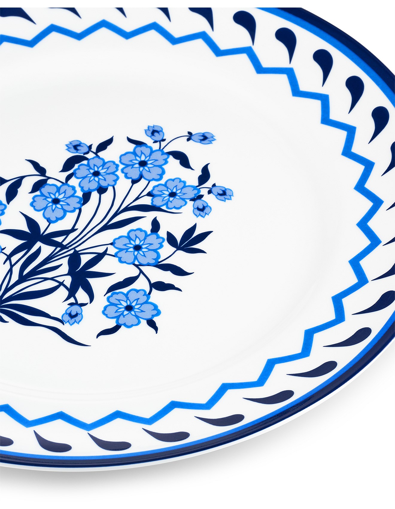 Aquazzura Casa Jaipur Dinner Plate 27cm Set Of 2 Blue David Jones