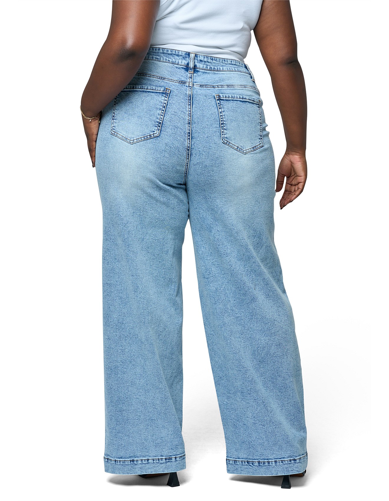 Curve Project Indigo Tonic -Sully Wide Leg Jean | David Jones