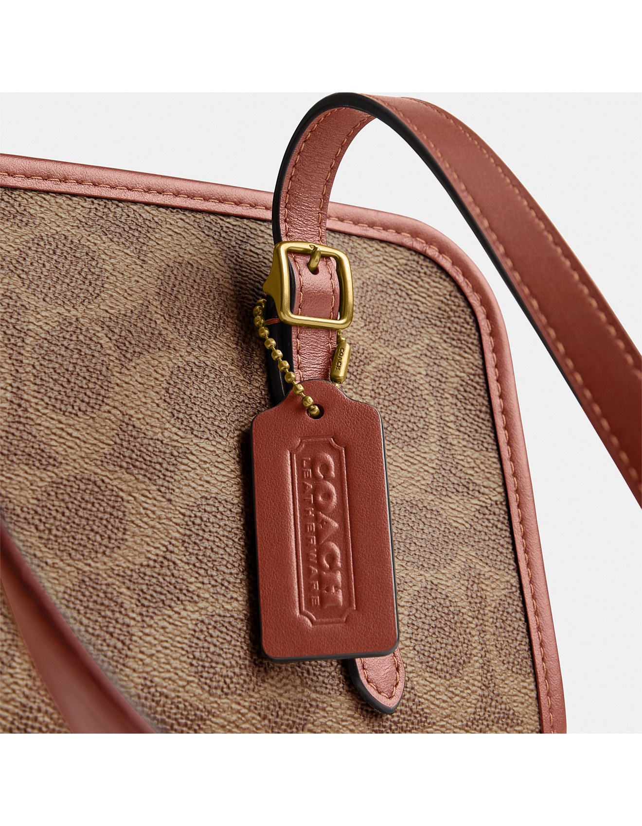 Coach Swing Zip In Signature Canvas David Jones