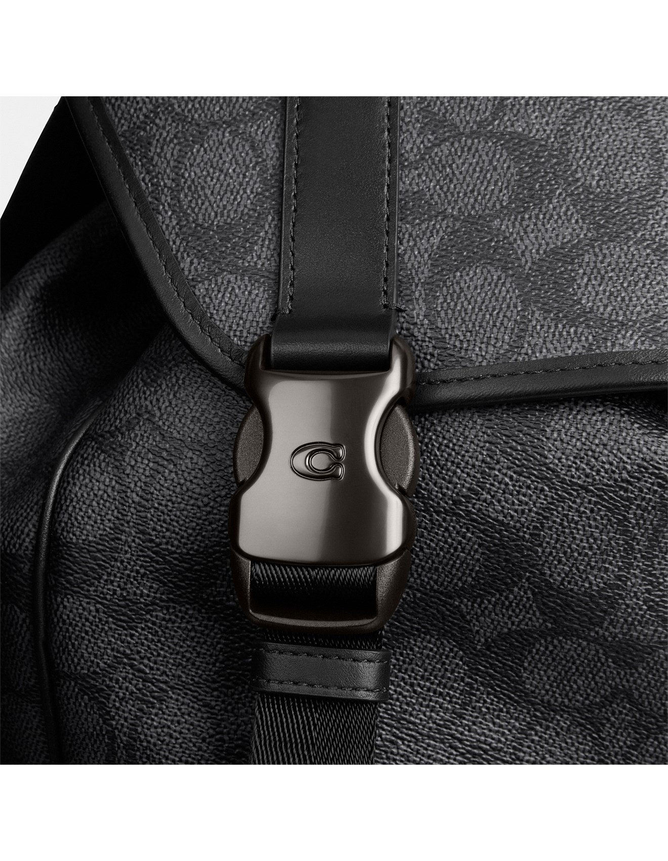 Coach League Flap Backpack In Signature Canvas David Jones