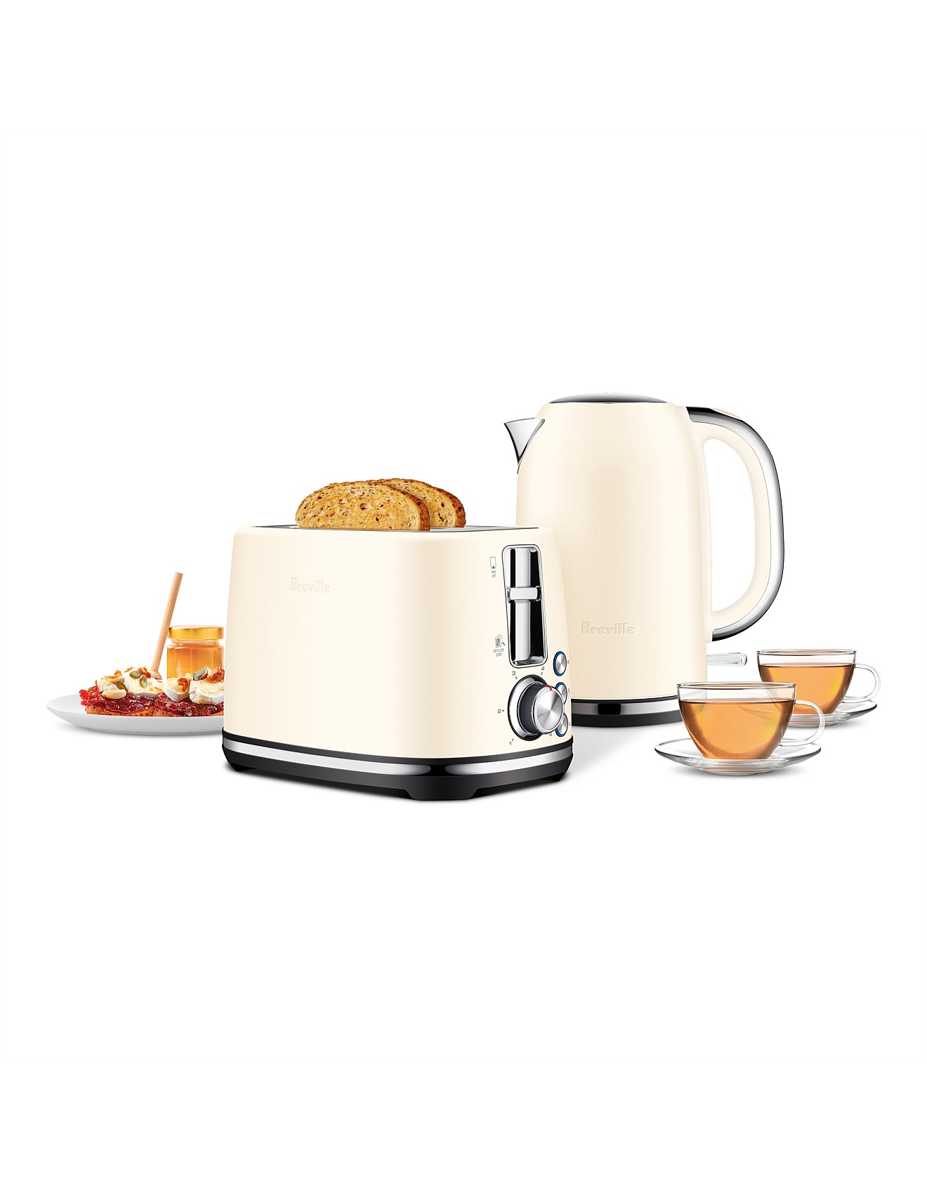 Breville Cream Kettle And Slice Toaster Breville Lkt822pew The