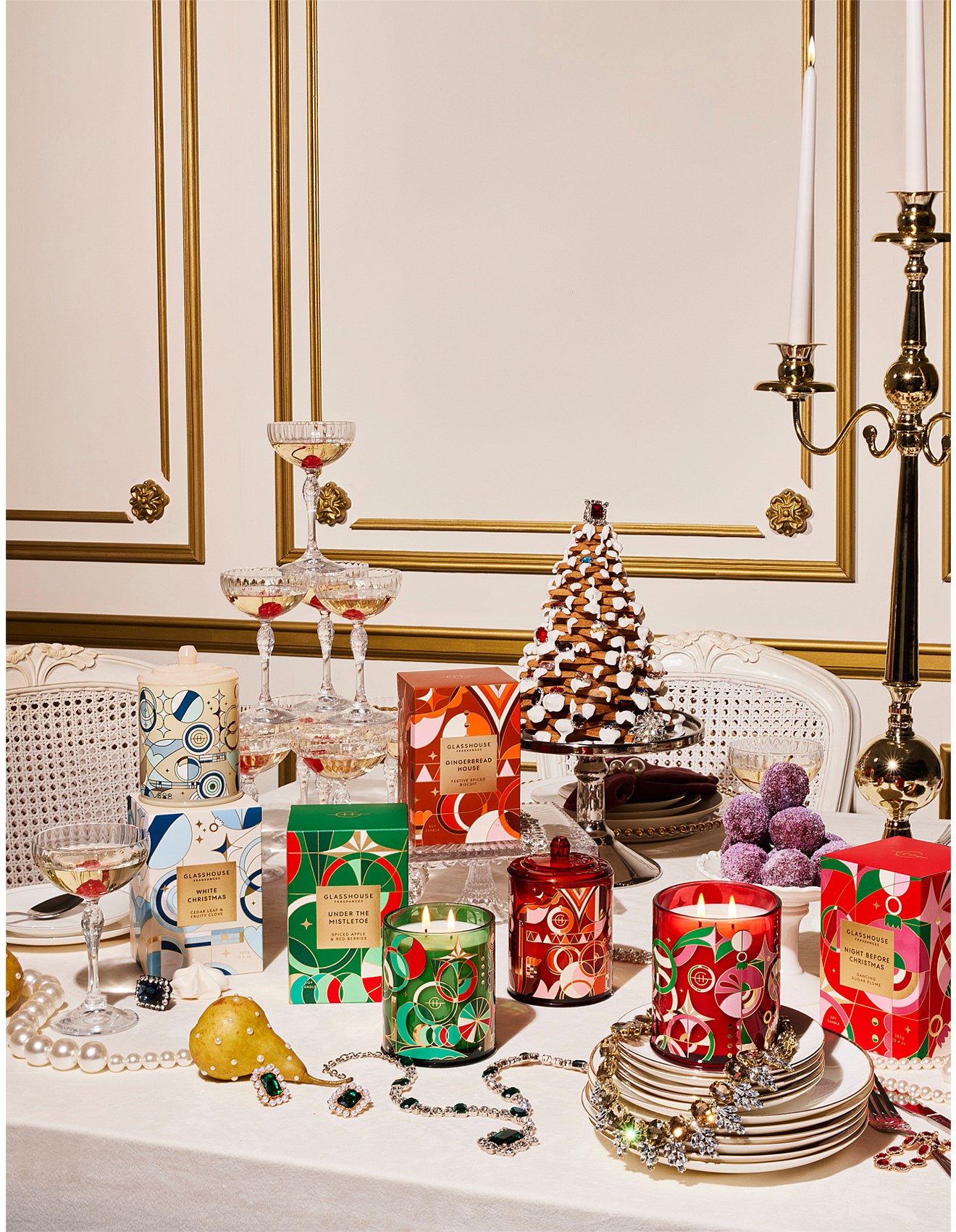 Glasshouse Fragrances Under the Mistletoe Candle 380g David Jones