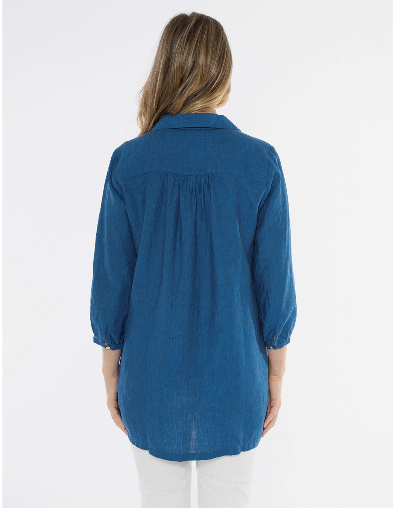 Jump Frayed Edge Tunic Shirt | David Jones