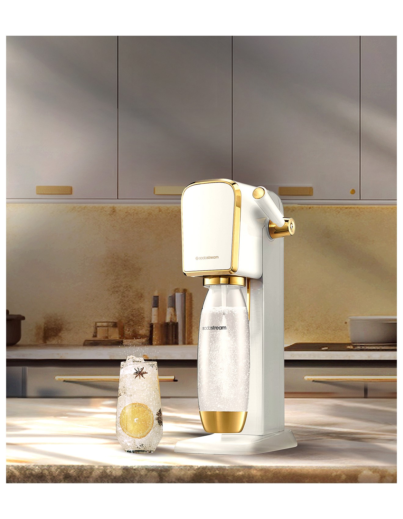Sodastream Art Gold Sparkling Water Maker | David Jones