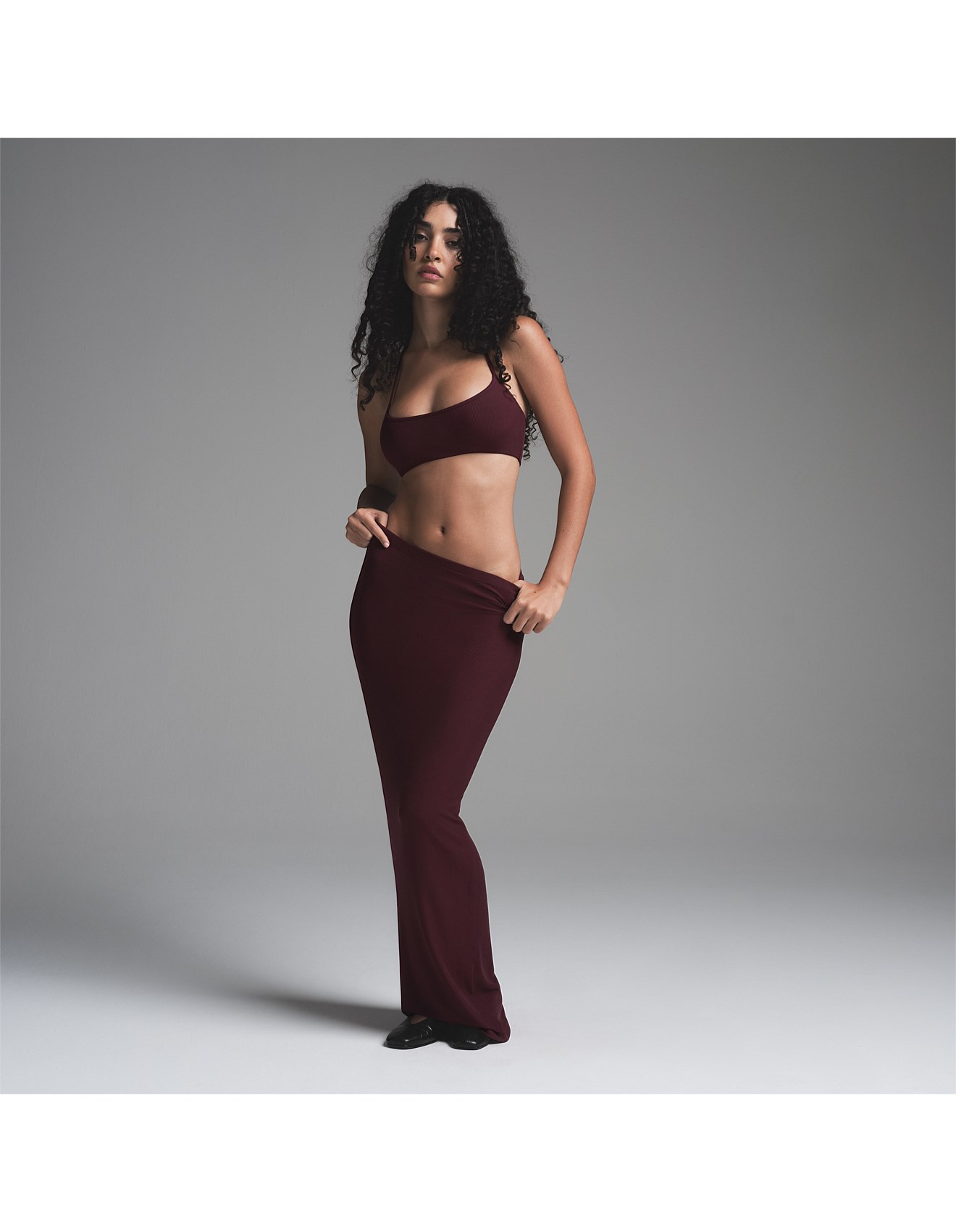 Skims Soft Lounge Long Skirt | David Jones