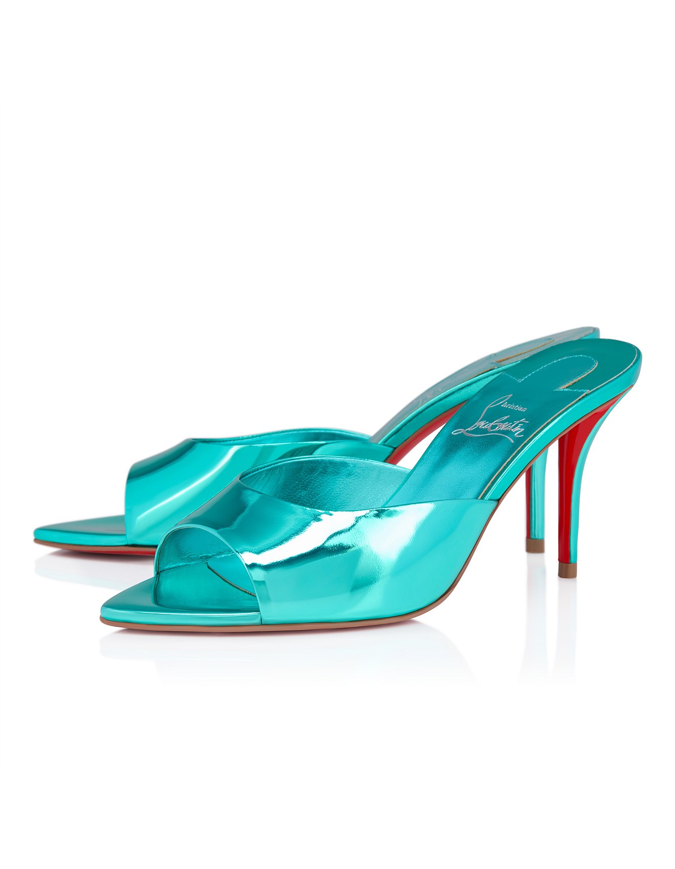 Christian Louboutin Miss Z Mule 80 Specchio/lining Iceberg/lin