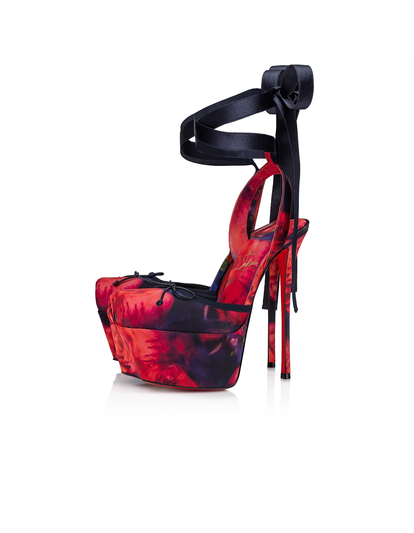 Cassia Satin Louboutin Heels Christian Louboutin Cassia Lace Up