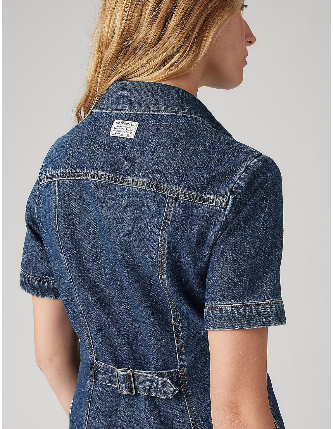 Levi's Rinoa Denim Short Sleeve Dress | David Jones
