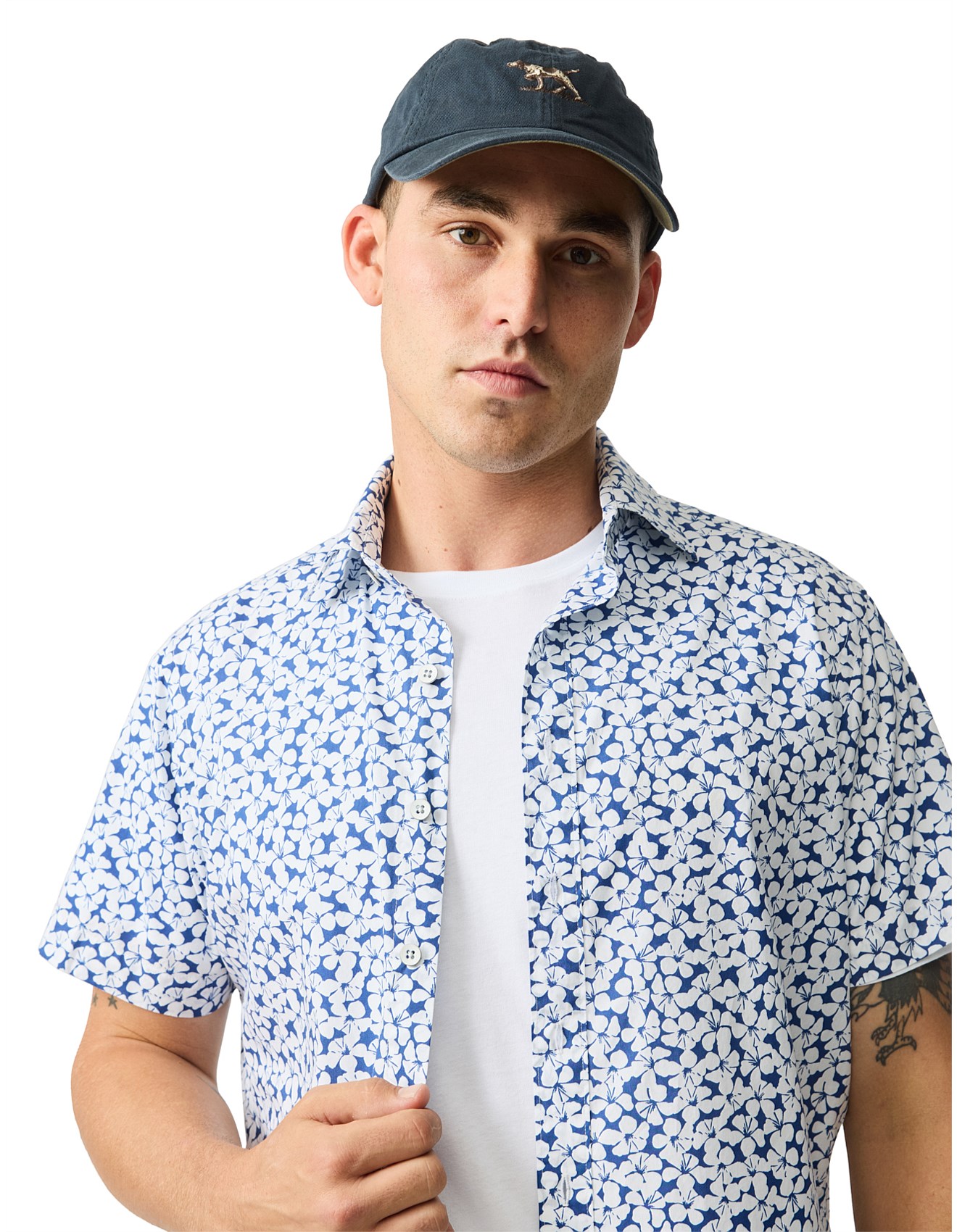 Rodd & Gunn Mitchies Crossing Short Sleeve Sports Fit Shirt -Sky Blue ...