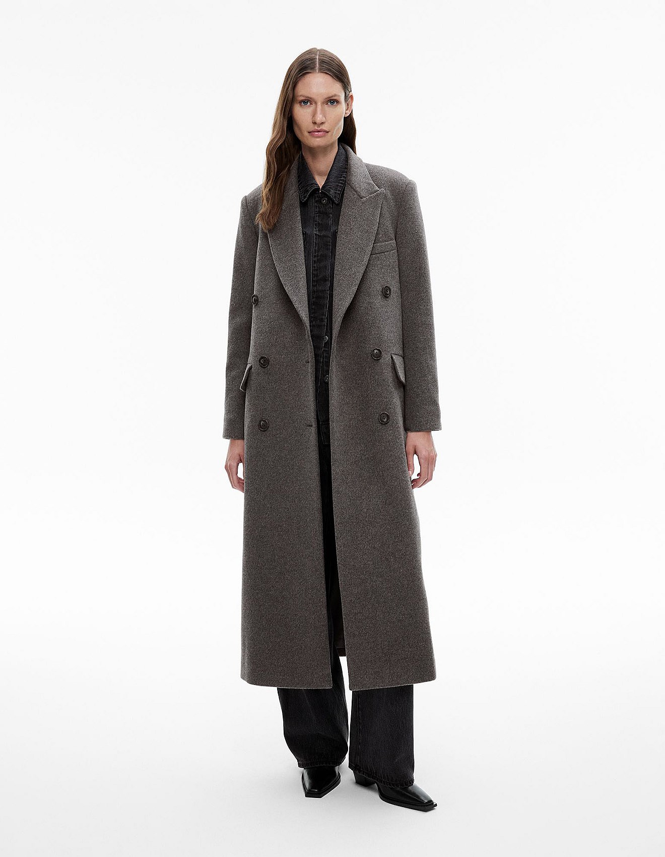 Witchery Maxi Double Coat | David Jones