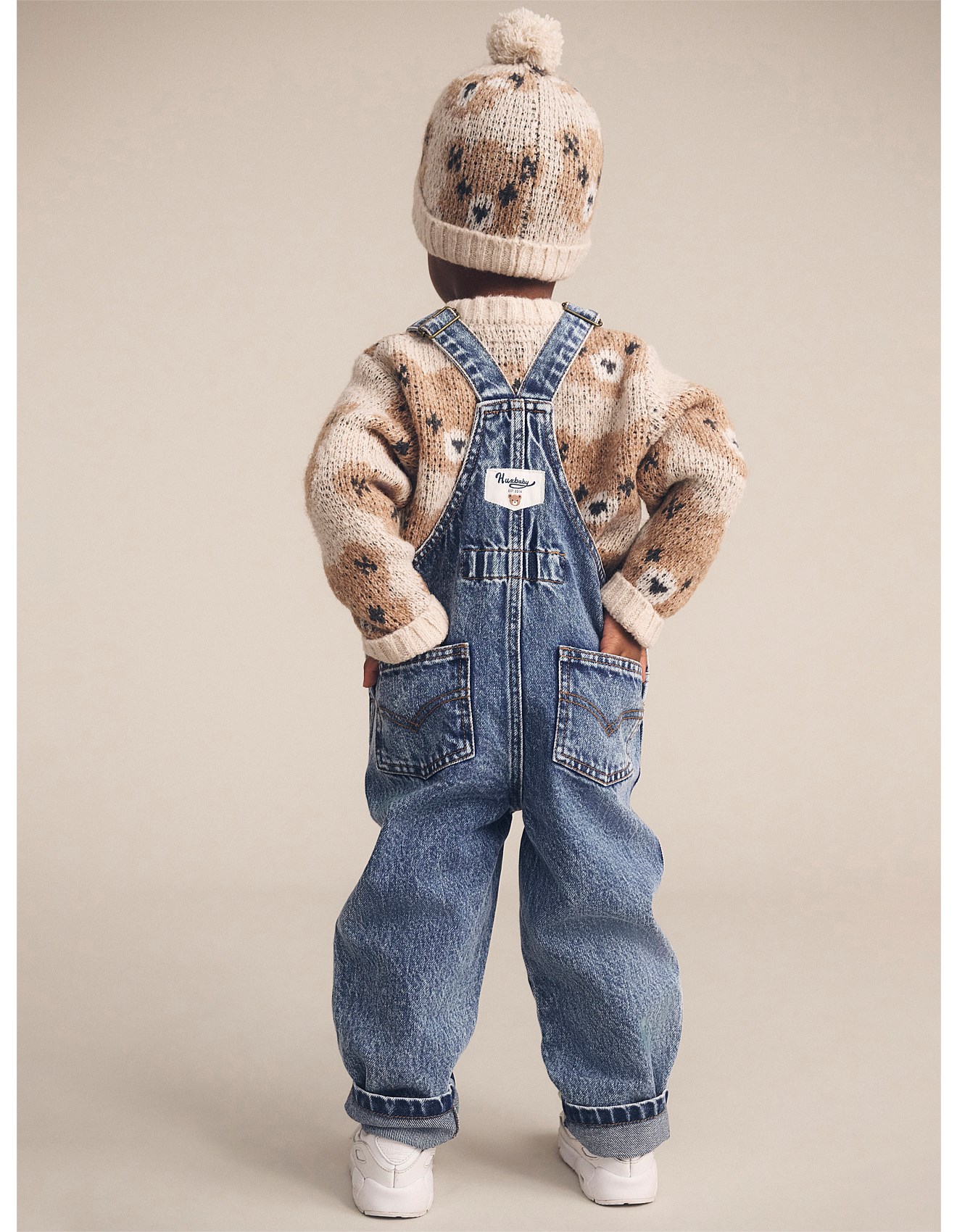 Huxbaby Baby Boy Dreamy Denim Overalls David Jones