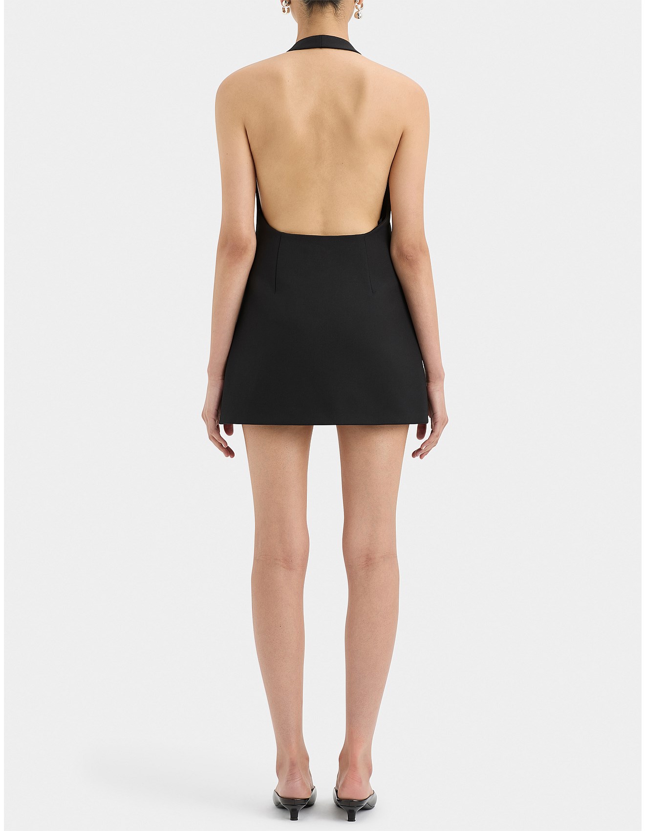 Sir Sandrine Halter Mini Dress Black | David Jones