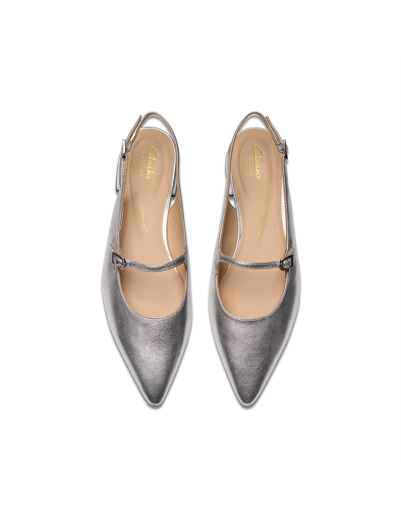 Flat Shoes Clarks Shoes David Jones Pure Tone Womens Wide Fit Shoes