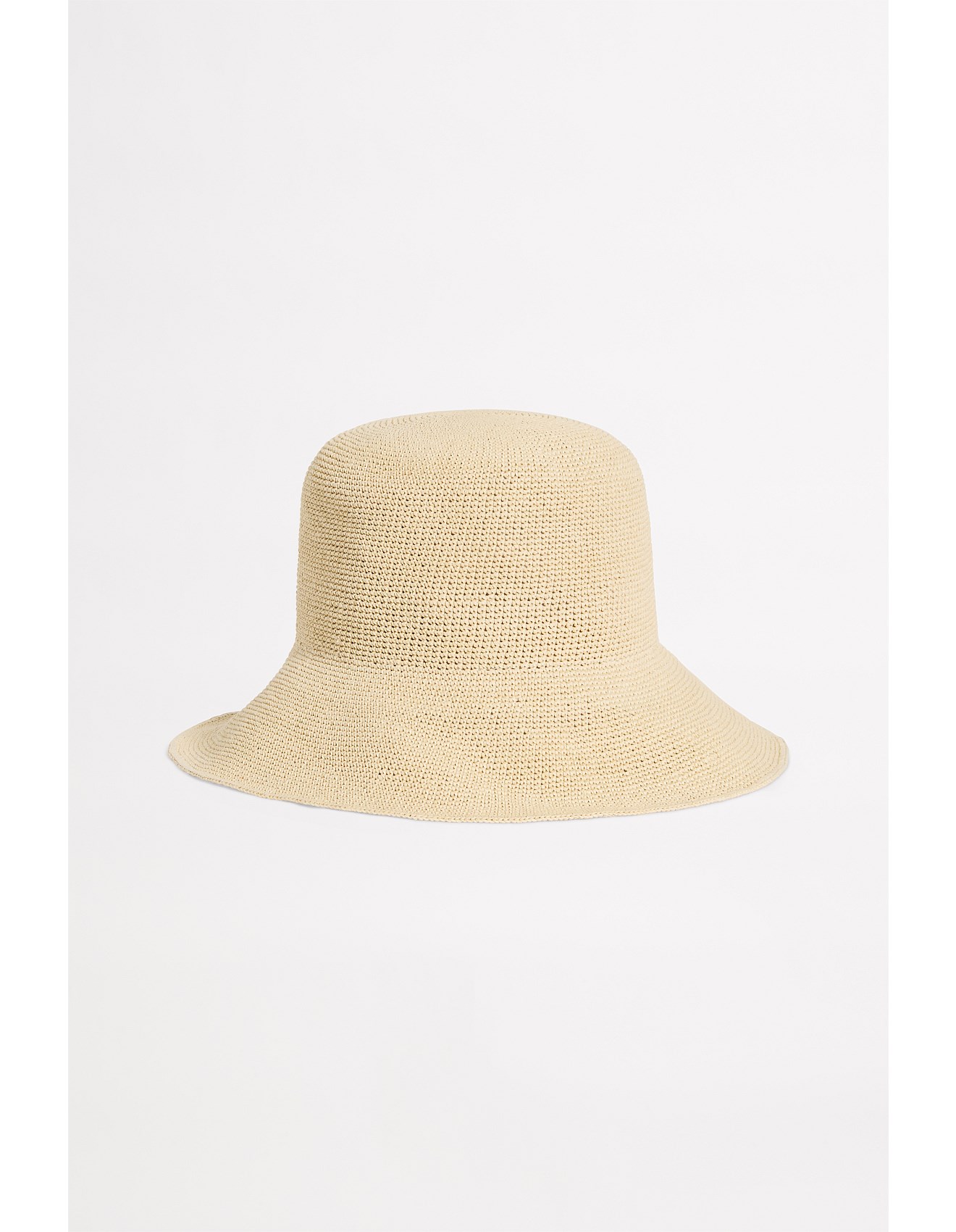 Seafolly Shady Lady Packable Raffia Bucket Hat David Jones - Main Image