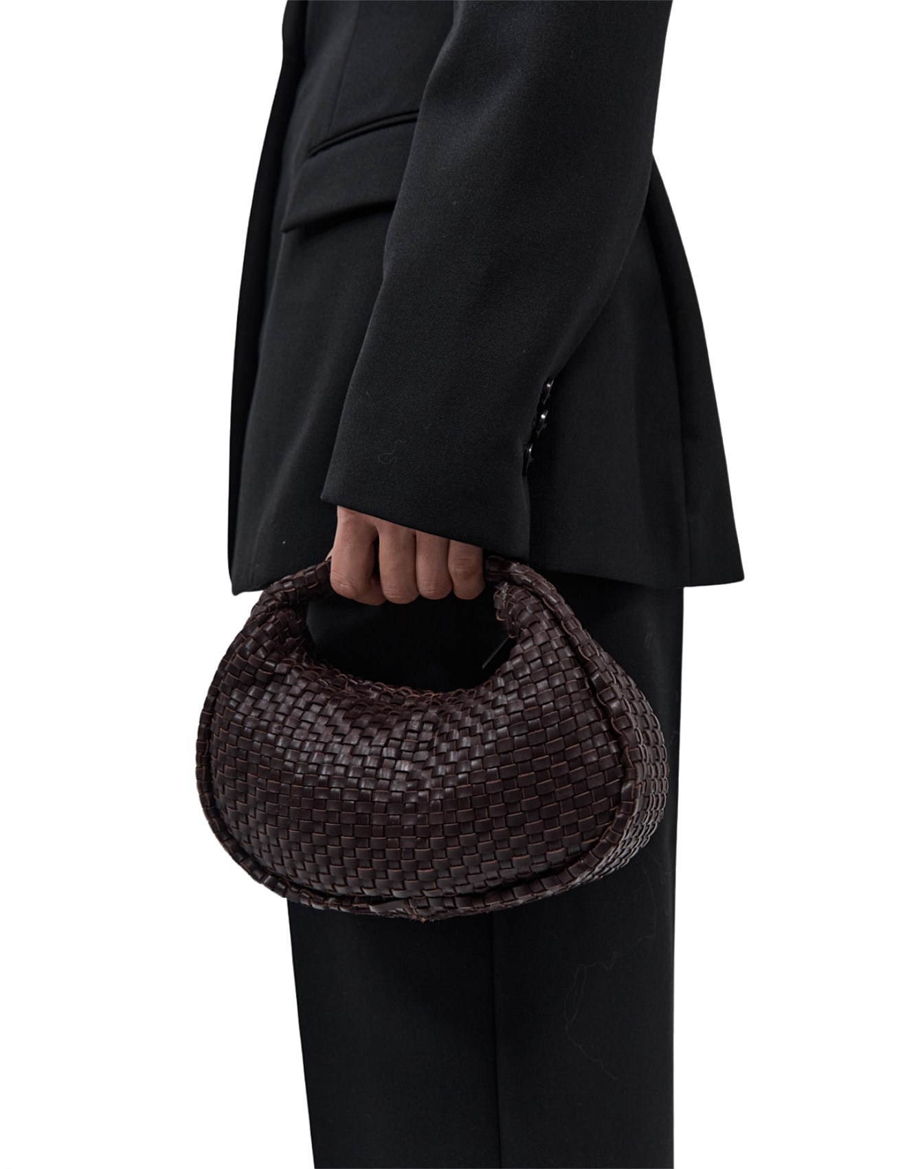 【新品未使用✨️】ST.AGNI Weave Mini Bon Bon Bag St. Agni Lattice Weave Mini Bon Bon Bag in Creme | REVOLVE