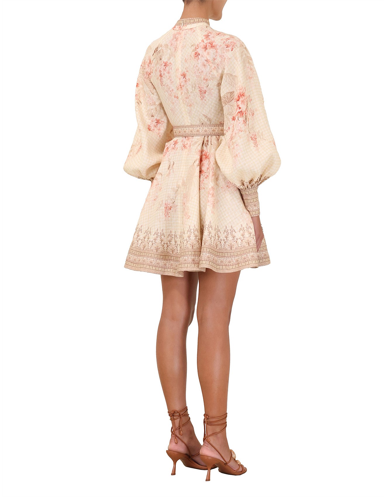Zimmermann Illuminate Buttoned Mini Dress | David Jones Zimmermann Illuminate Buttoned Mini Dress | David Jones