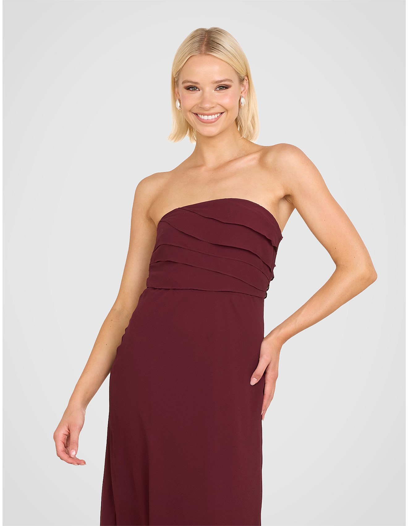 Pilgrim Ira Strapless Maxi Dress David Jones