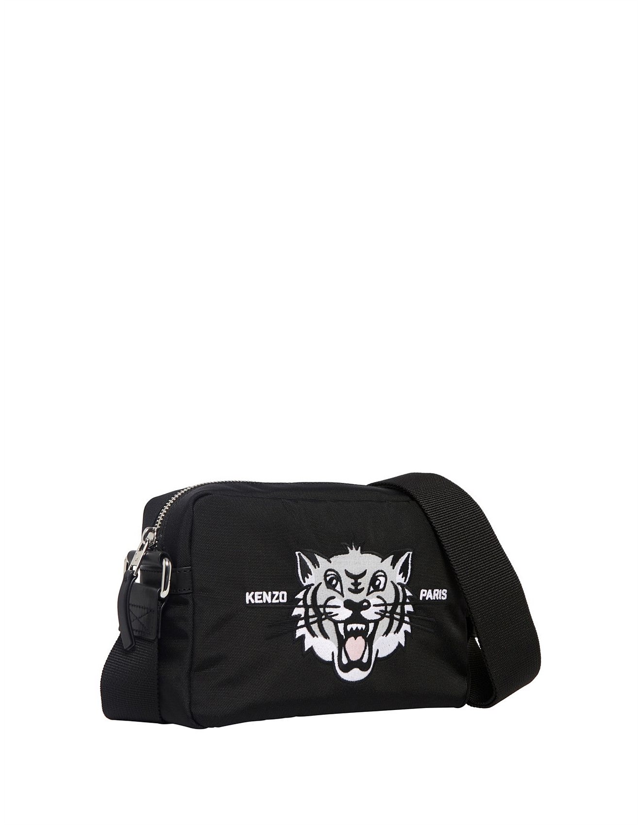 Kenzo Tiger Logo Crossbody Bag With Embroidered Design David Jones