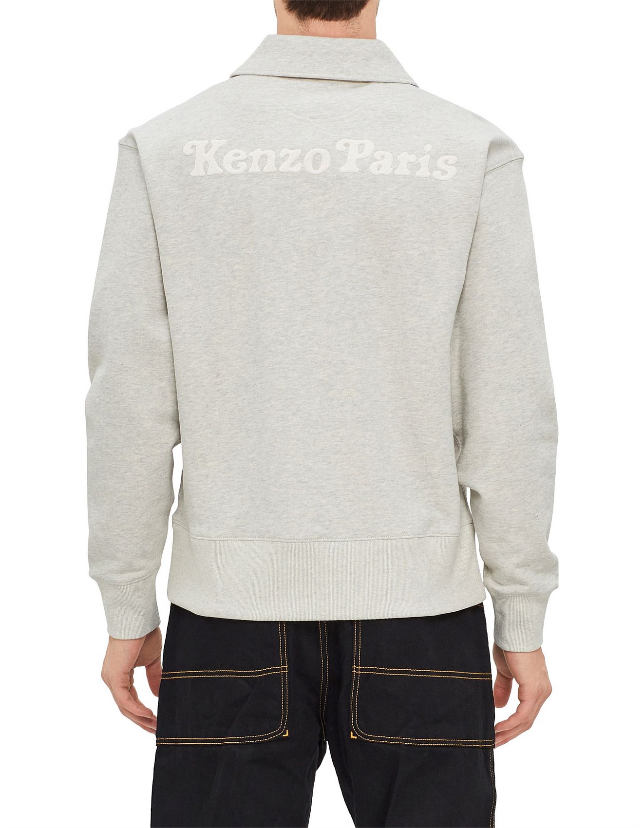 Kenzo Verdy Collection Embroidered Half Zip Sweatshirt | David Jones