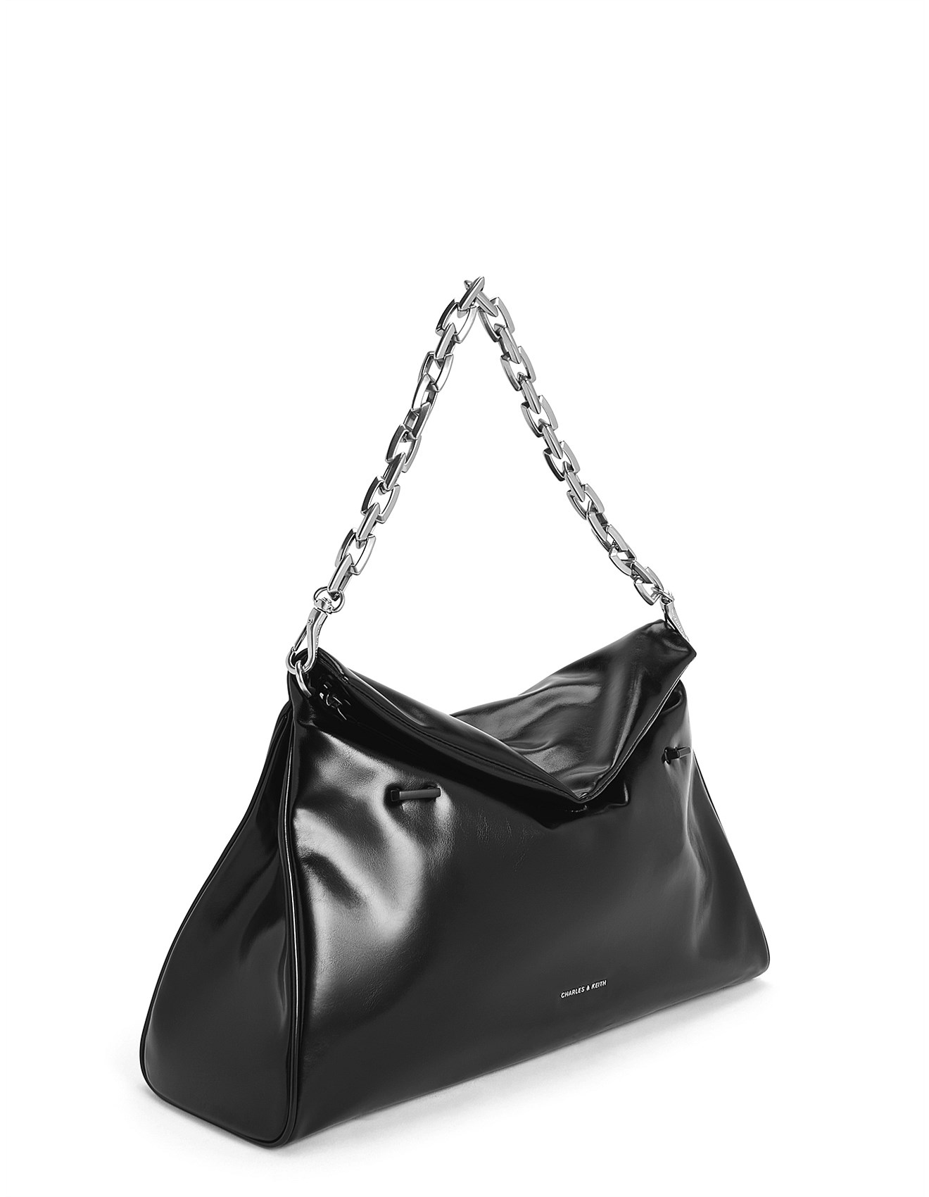 Andromeda Chunky Gold Chain Bag CHARLES KEITH Andromeda Chunky