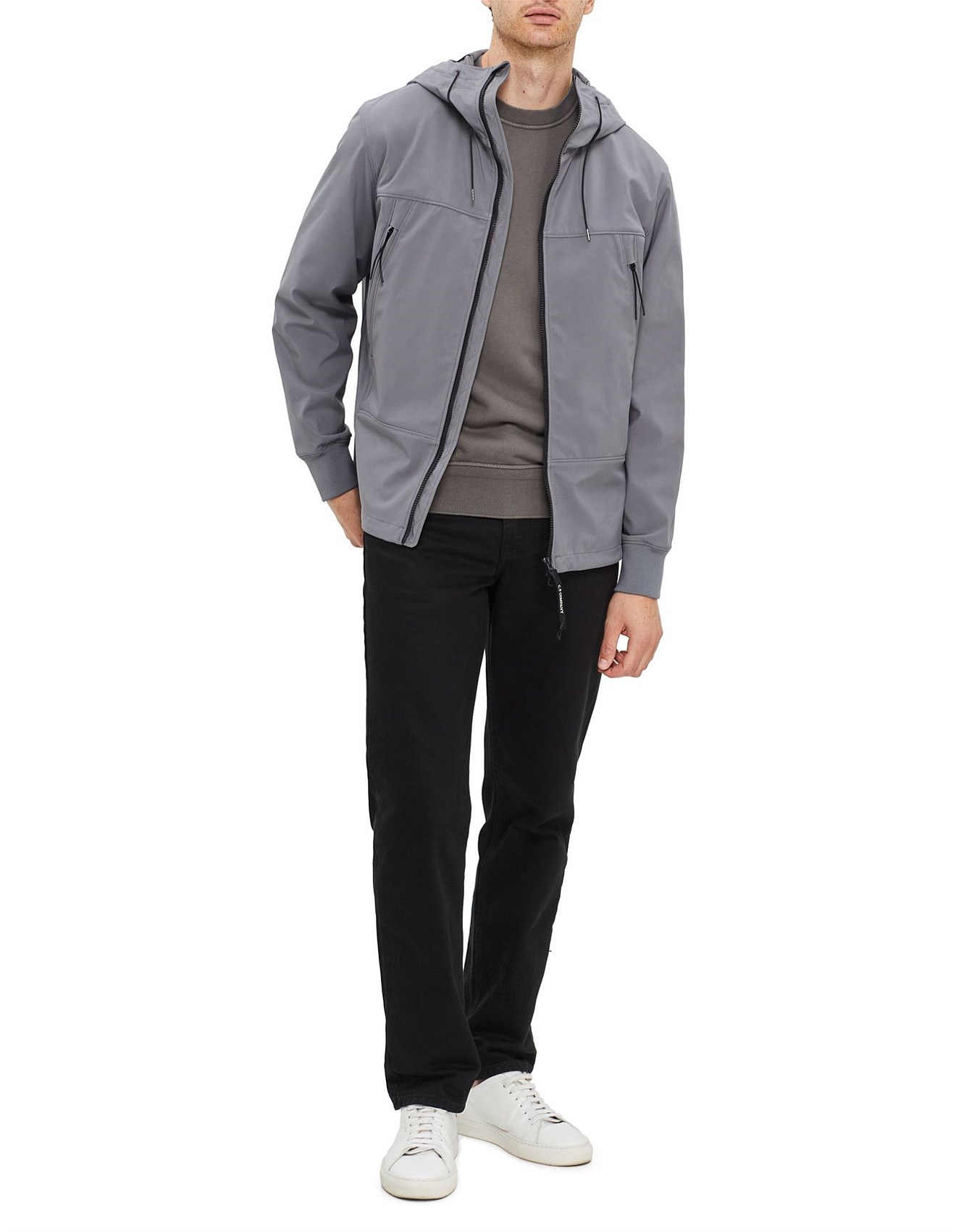 Cp Company C.p. Shell-r Goggle Jacket Blue Fox | David Jones