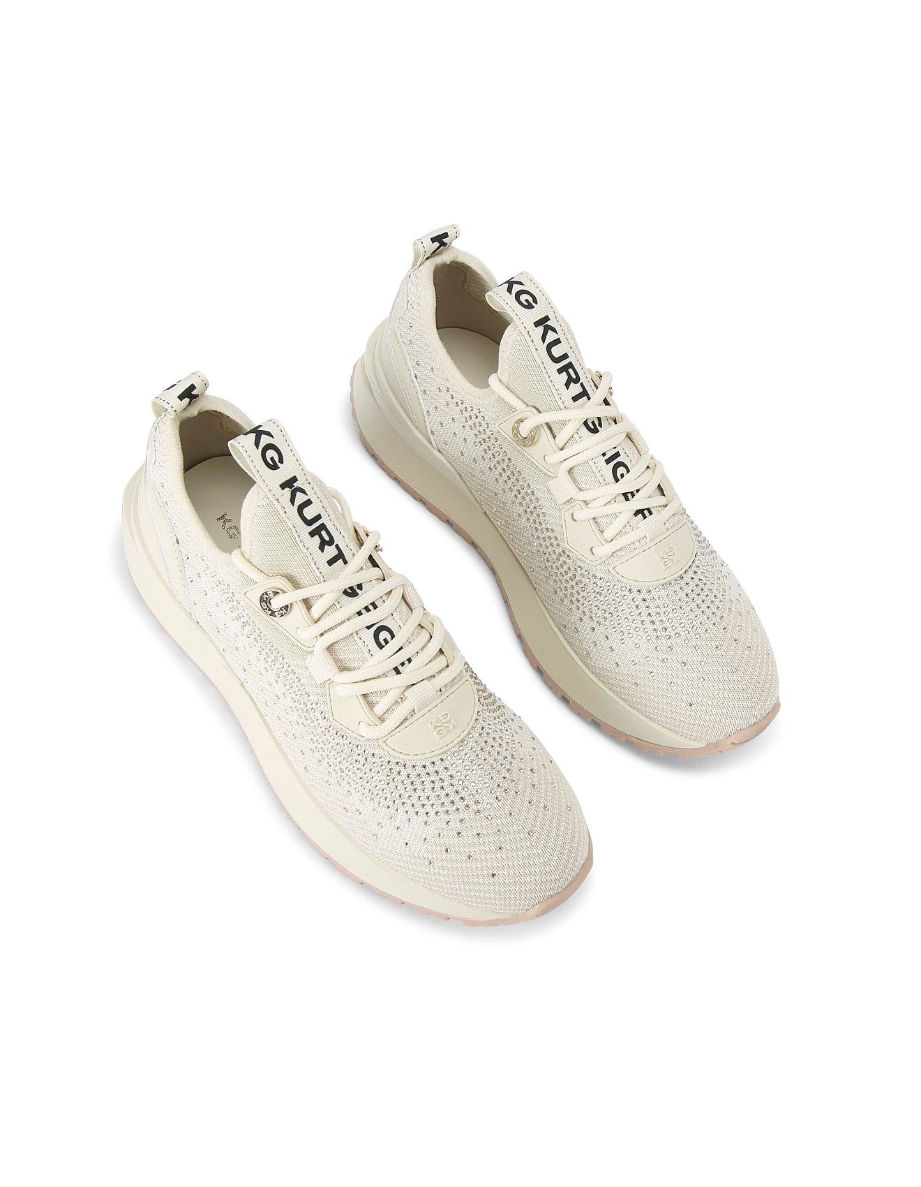 Kg Kurt Geiger Louisa Knit Gem Trainers David Jones